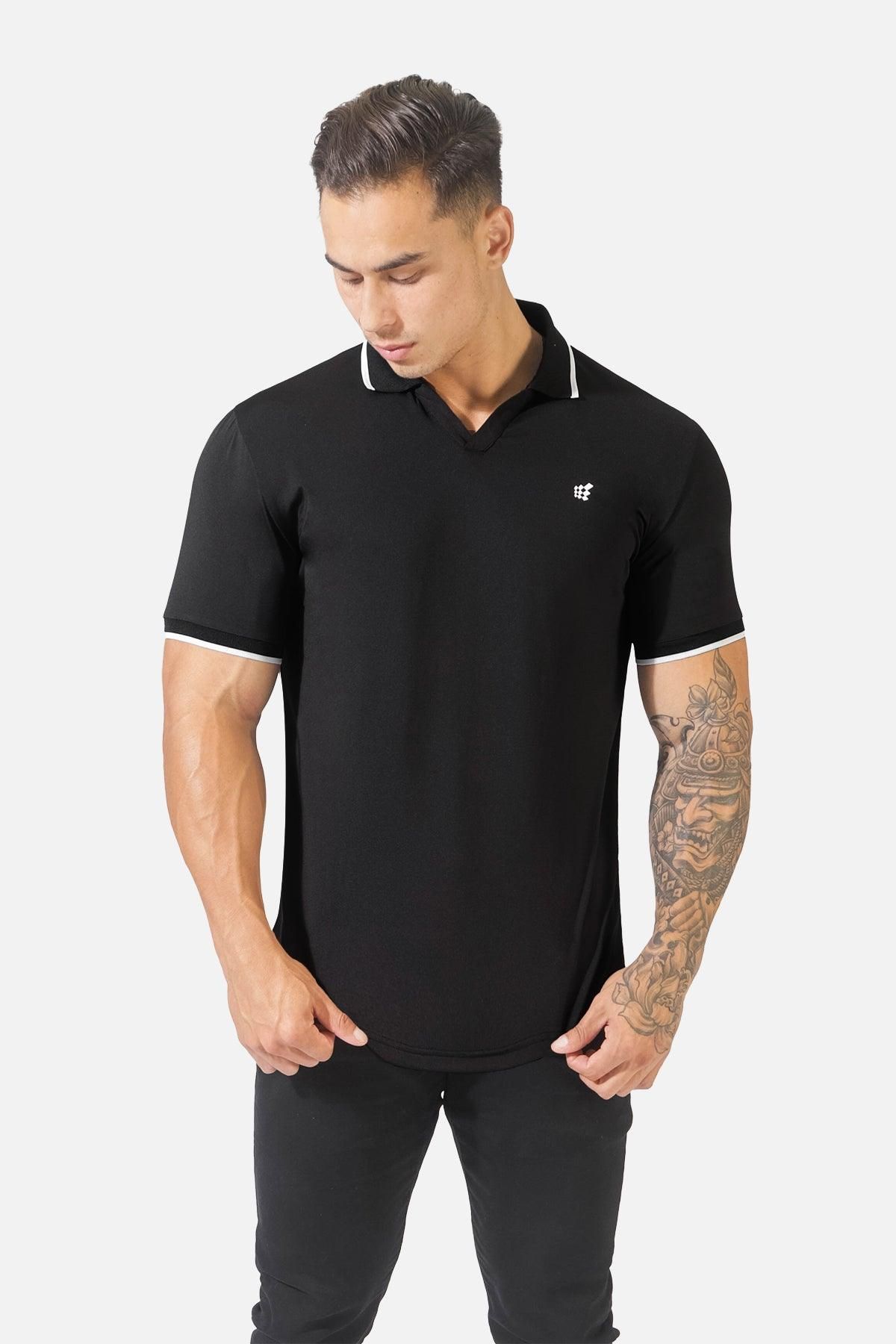 Cool Fit Classic Polo Shirt - Black sold by Jed North product image thumbnail 3