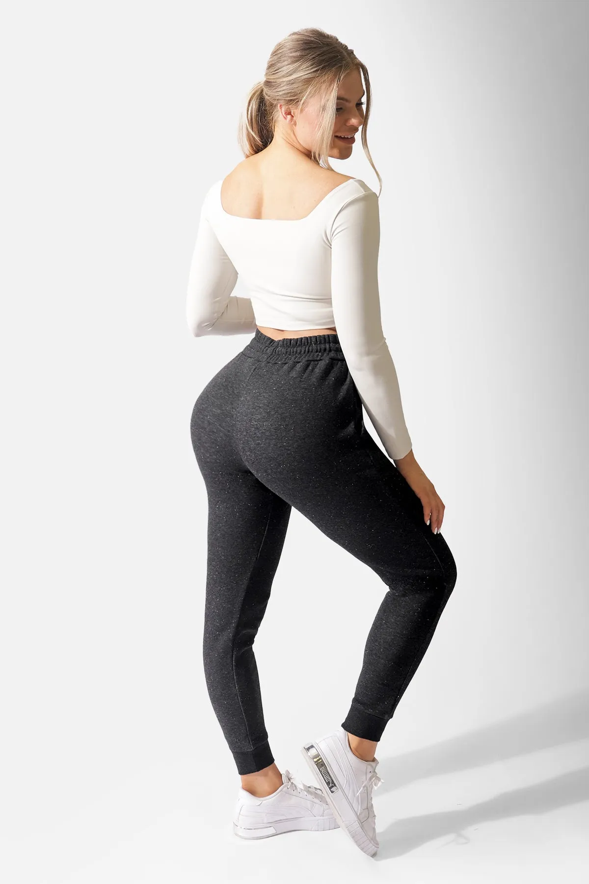 Cozy Knit Joggers - Black sold by Jed North product image thumbnail 2