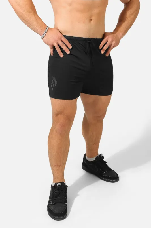 Agile Bodybuilding 4'' Shorts w Zipper Pockets - Noir sold by Jed North