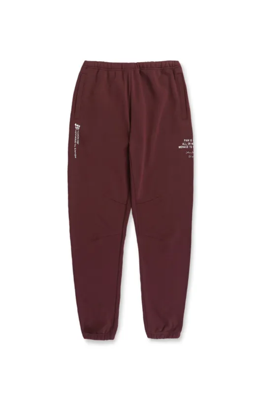French Terry Athletic Joggers - Maroon sold by Jed North