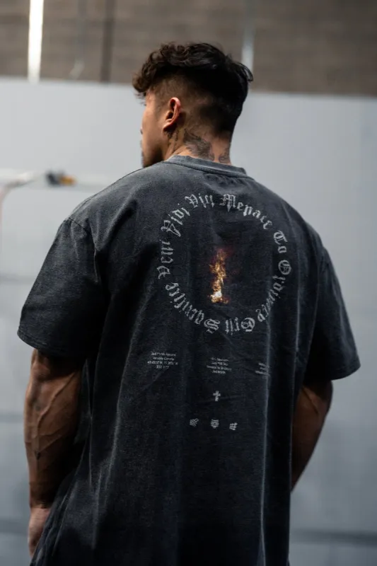 Vintage Oversized T-Shirt - Ring of Fire 2.0 made by Jed North