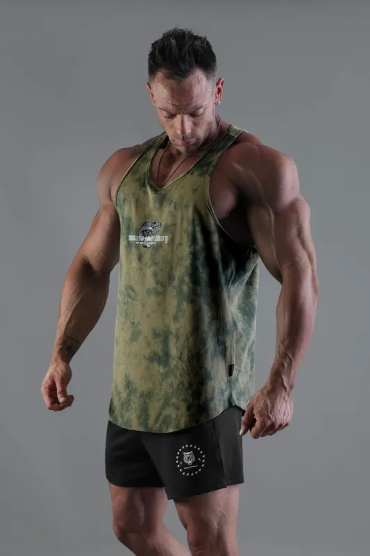 Signature Logo Training Stringer - Tie Dye Green sold by Jed North