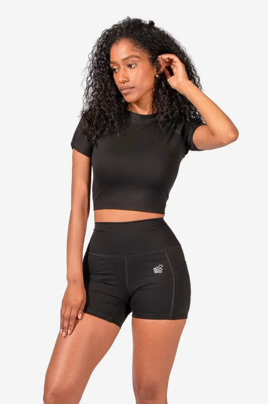 Glory Crop Tee - Black sold by Jed North