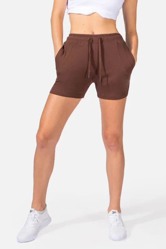 Relax Lounge Shorts w Pockets - Brown sold by Jed North