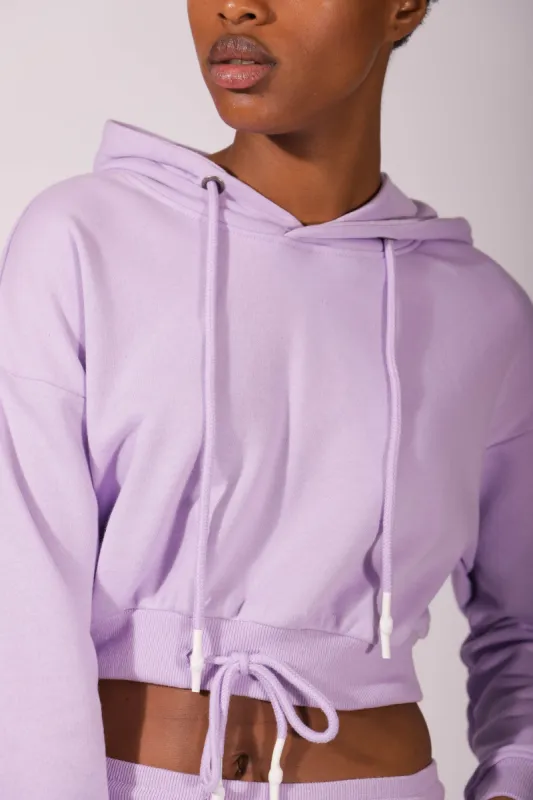 Wild Dreams Cropped Hoodie - Purple sold by Jed North