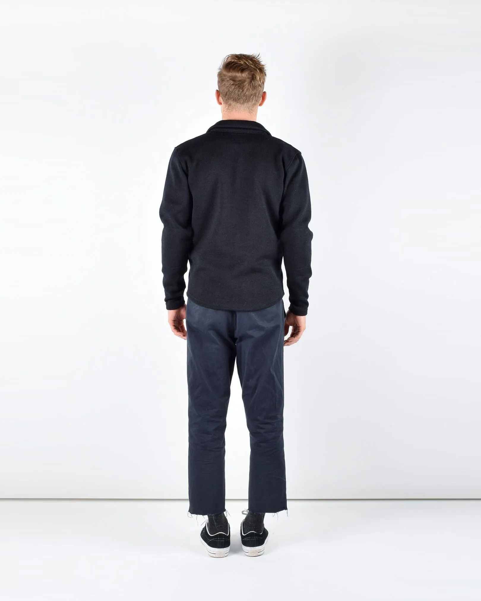 1/4 Zip Moto-Jersey - Black sold by Dehen 1920 product image thumbnail 5