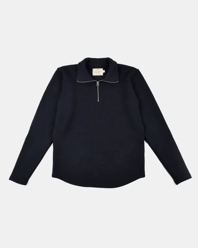 1/4 Zip Moto-Jersey - Black sold by Dehen 1920