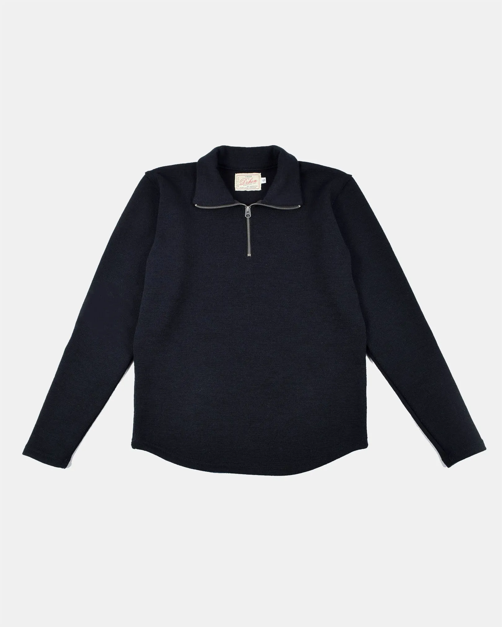 1/4 Zip Moto-Jersey - Black sold by Dehen 1920