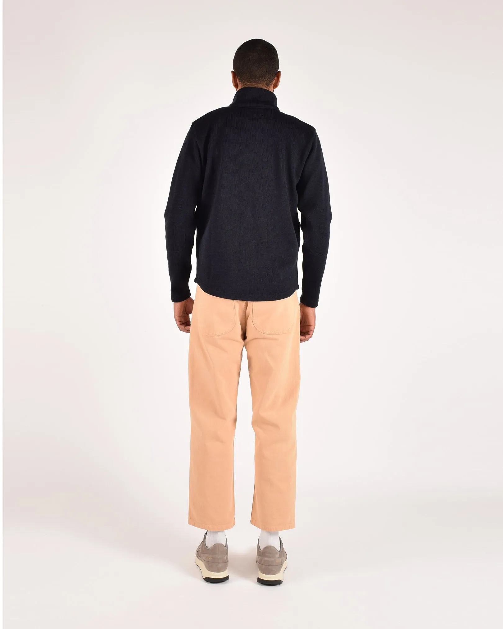 1/4 Zip Moto-Jersey - Dark Navy sold by Dehen 1920 product image thumbnail 5