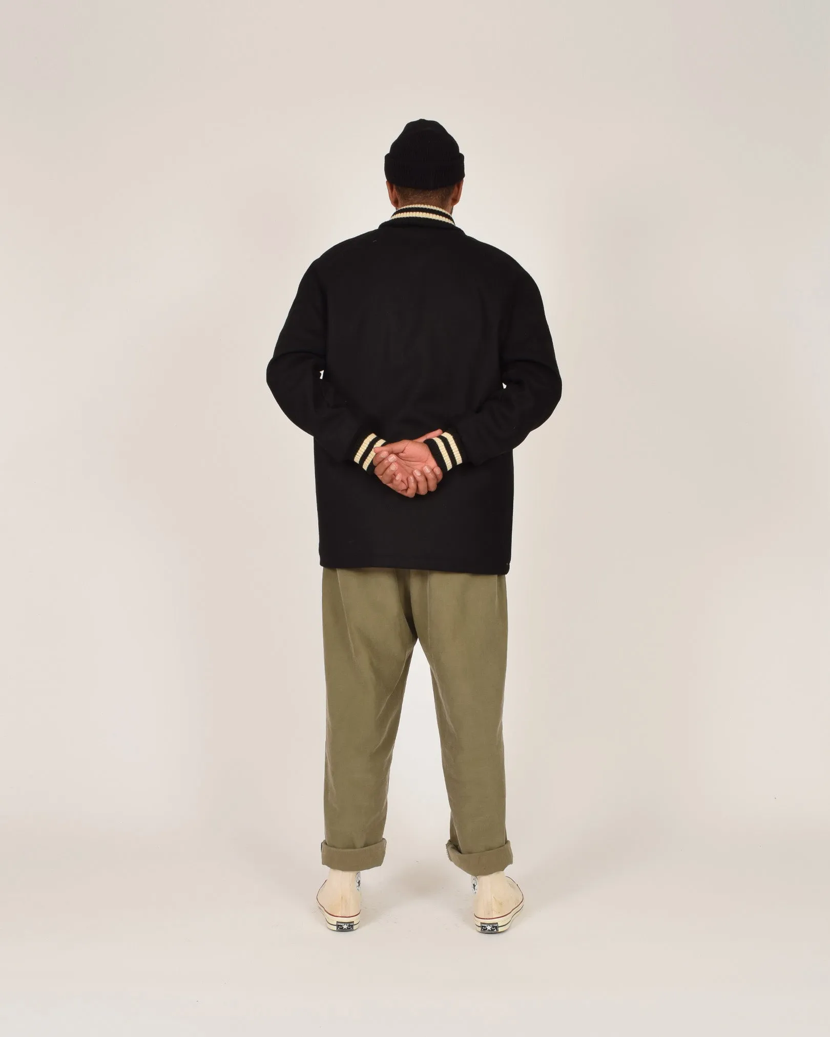 Car Coat - Black / Off White sold by Dehen 1920 product image thumbnail 5