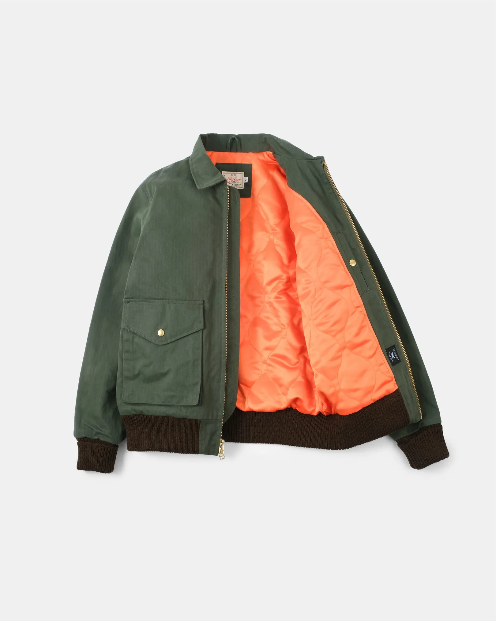 Cargo Carrier Jacket - Spruce Dry Wax sold by Dehen 1920 product image thumbnail 3