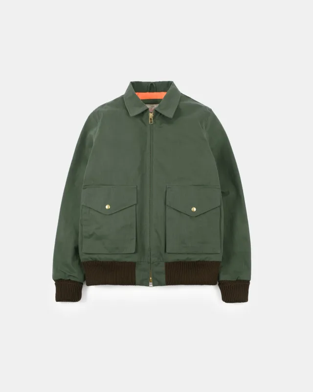 Cargo Carrier Jacket - Spruce Dry Wax sold by Dehen 1920