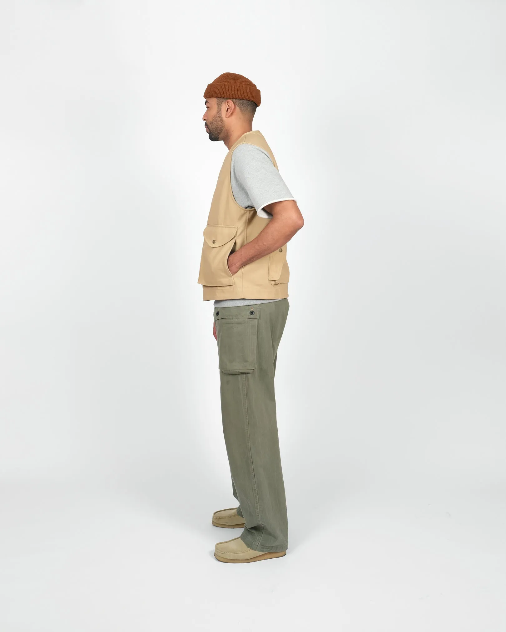 Cargo Vest - Alvord Khaki sold by Dehen 1920 product image thumbnail 4