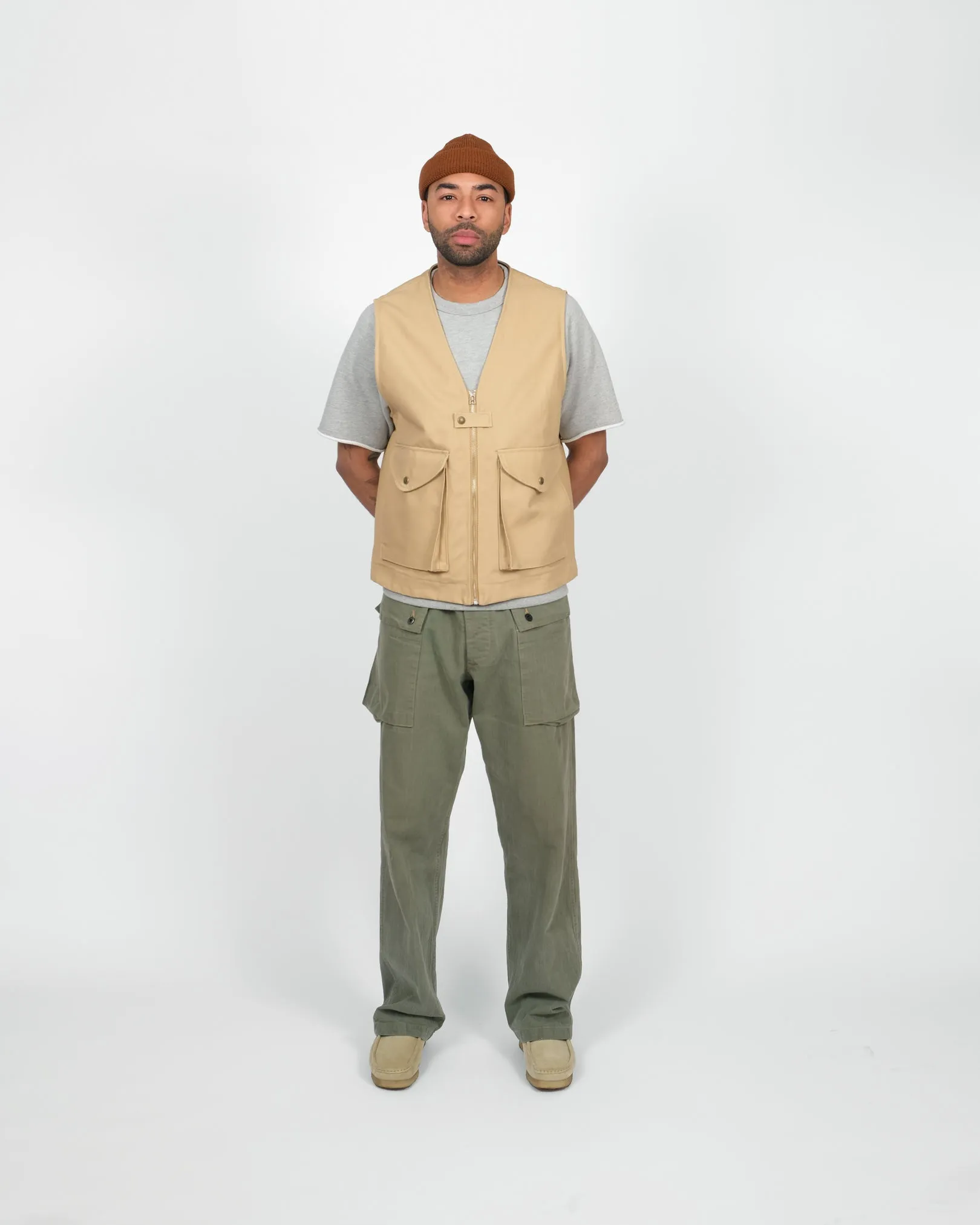 Cargo Vest - Alvord Khaki sold by Dehen 1920 product image thumbnail 2