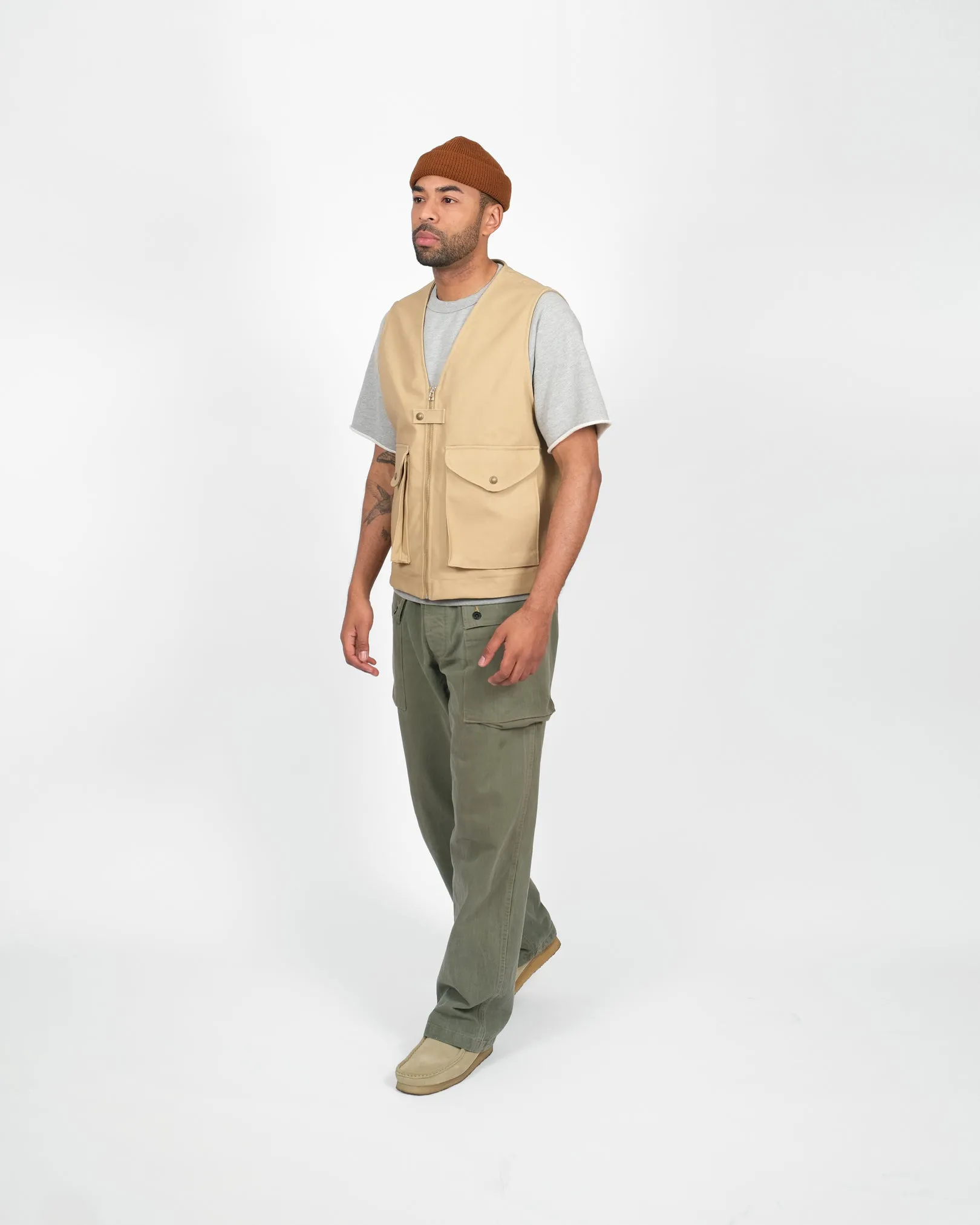 Cargo Vest - Alvord Khaki sold by Dehen 1920 product image thumbnail 3