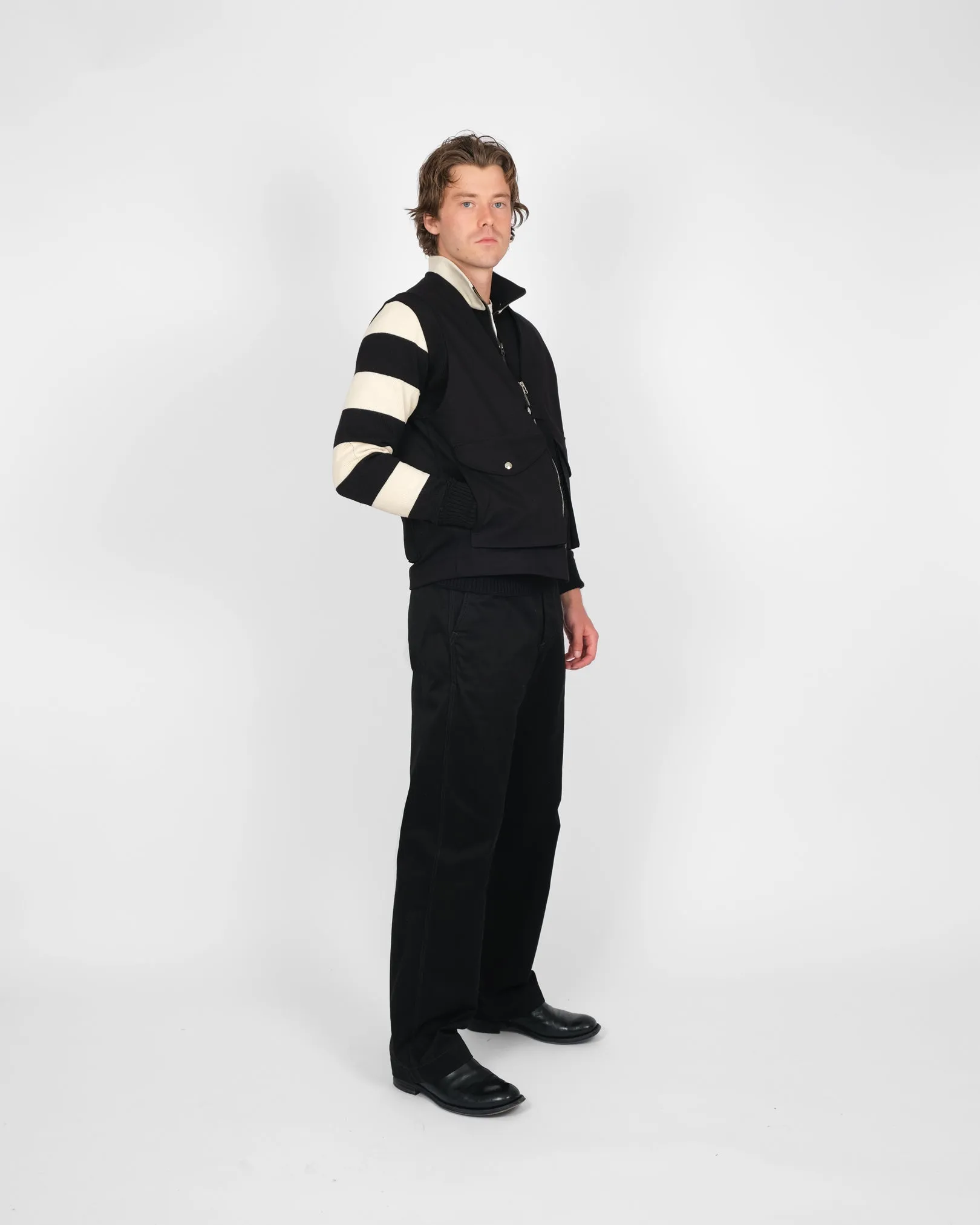 Cargo Vest - Black Denim sold by Dehen 1920 product image thumbnail 3