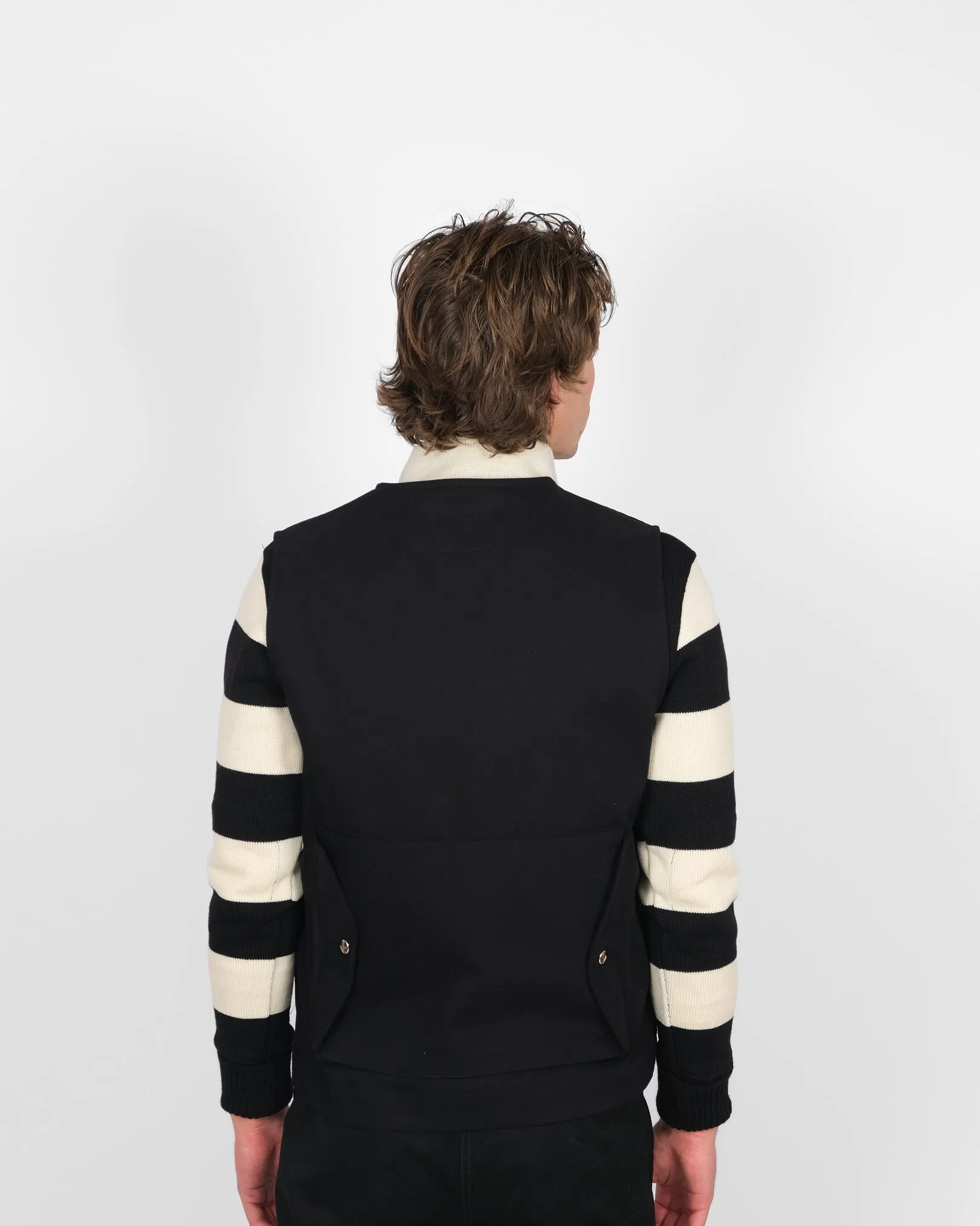 Cargo Vest - Black Denim sold by Dehen 1920 product image thumbnail 5