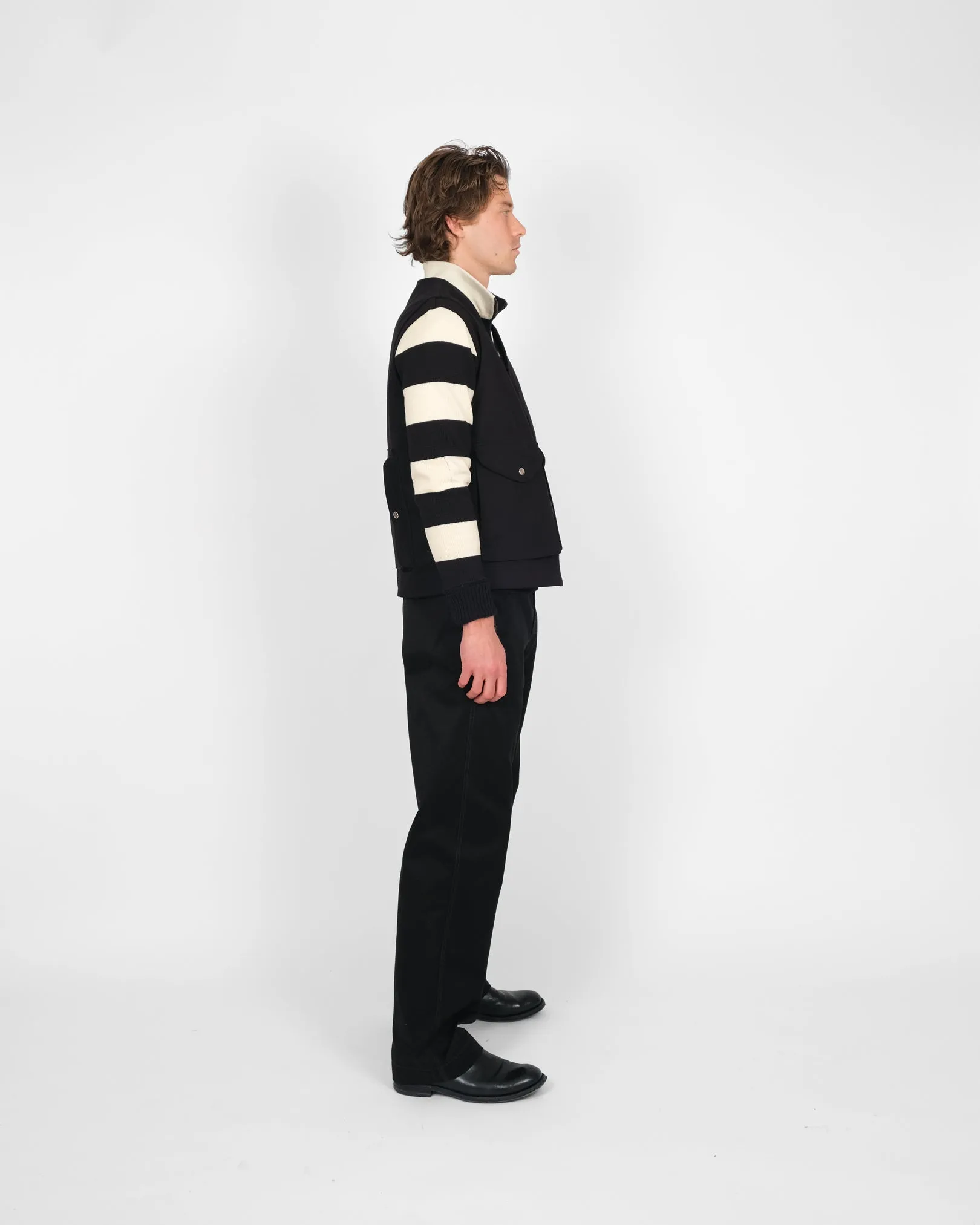Cargo Vest - Black Denim sold by Dehen 1920 product image thumbnail 4