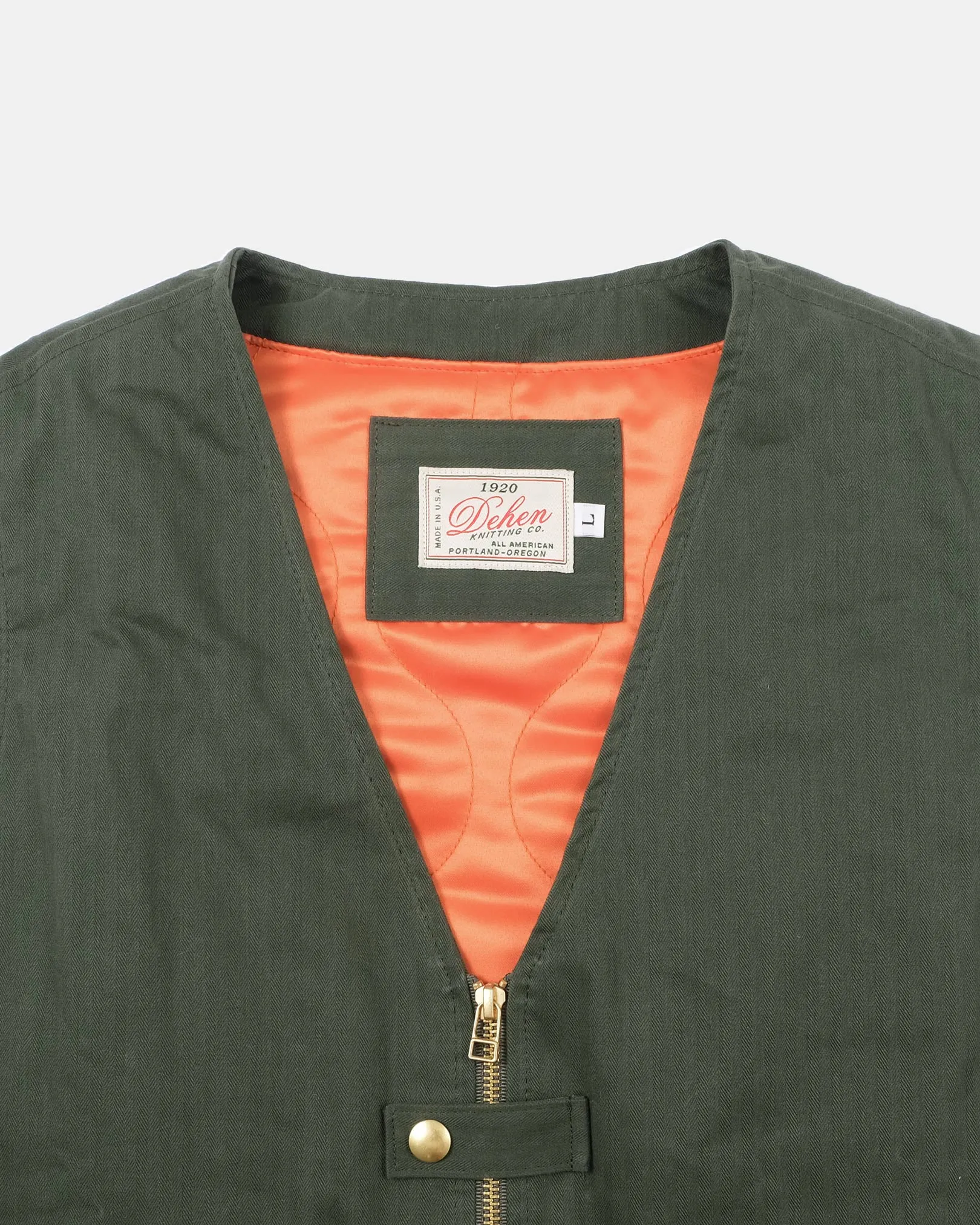 Cargo Vest - Spruce Dry Wax sold by Dehen 1920 product image thumbnail 3