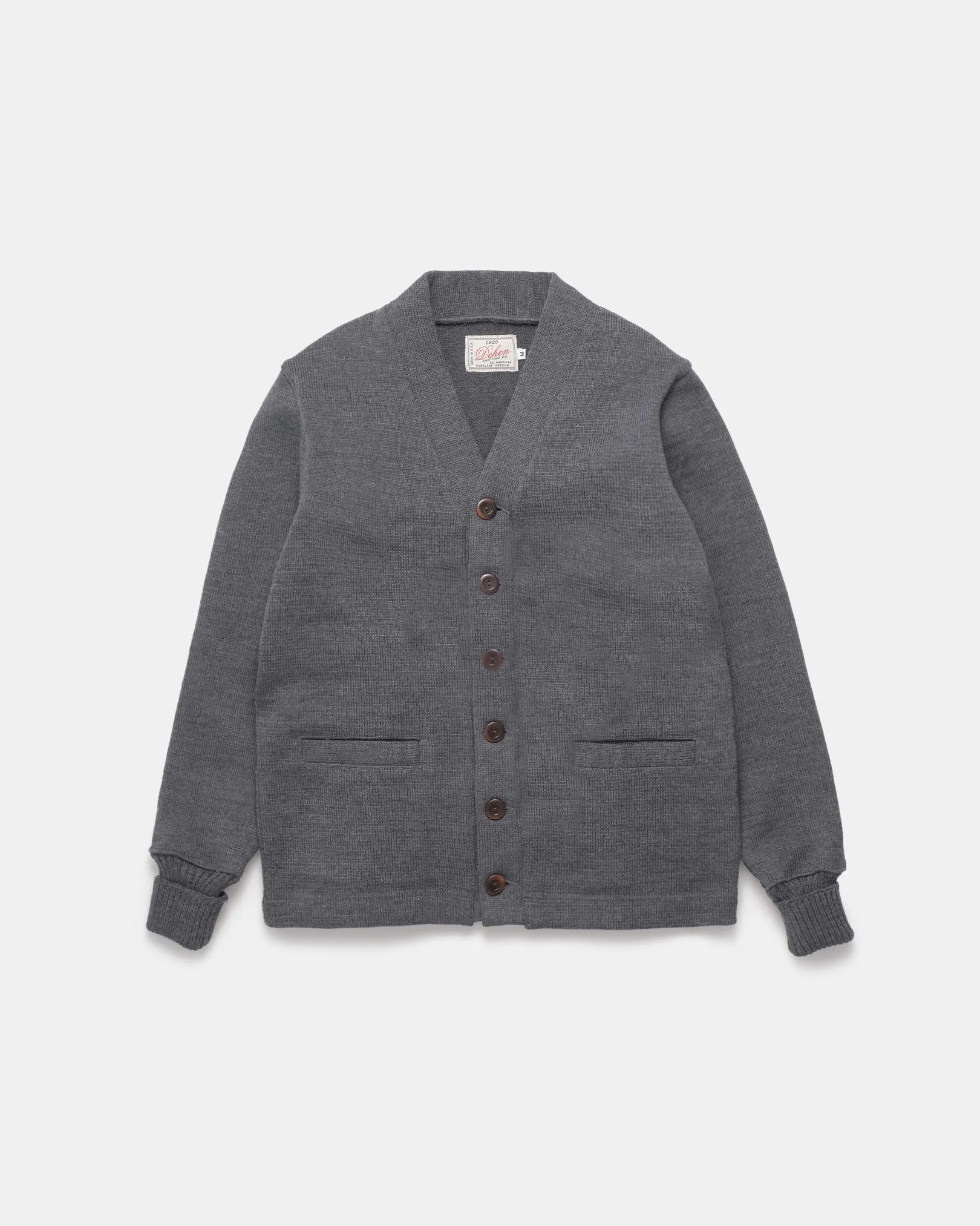 Classic Cardigan - Charcoal sold by Dehen 1920