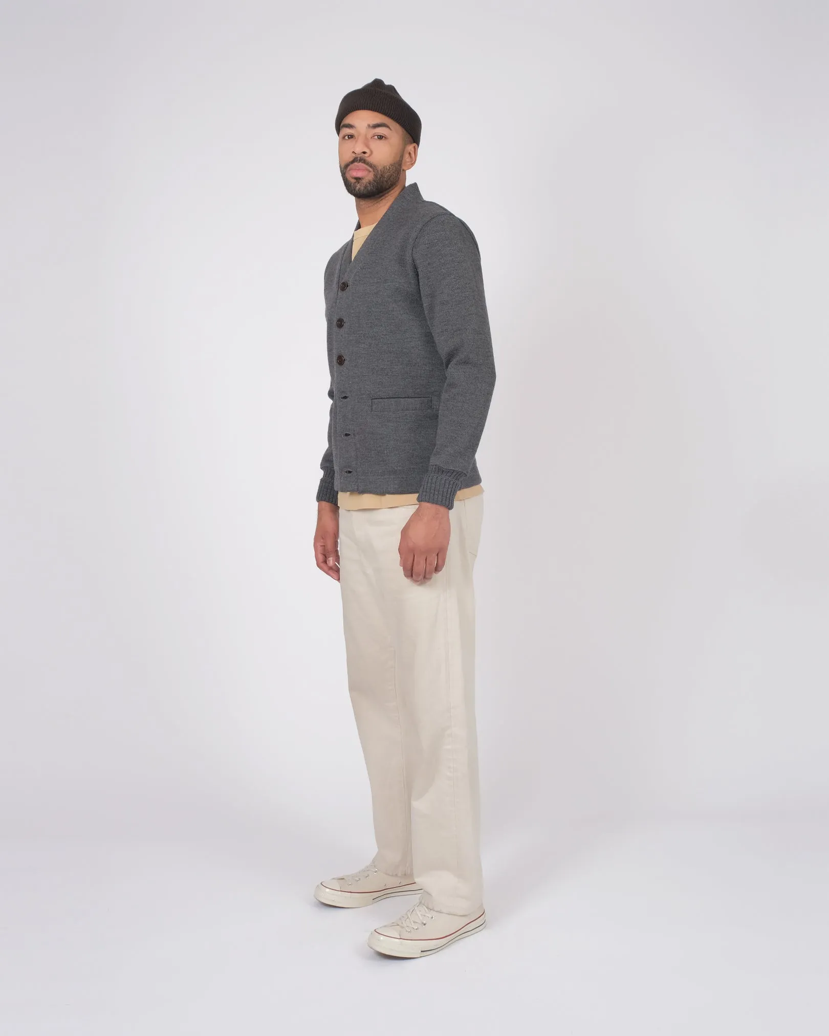 Classic Cardigan - Charcoal sold by Dehen 1920 product image thumbnail 4