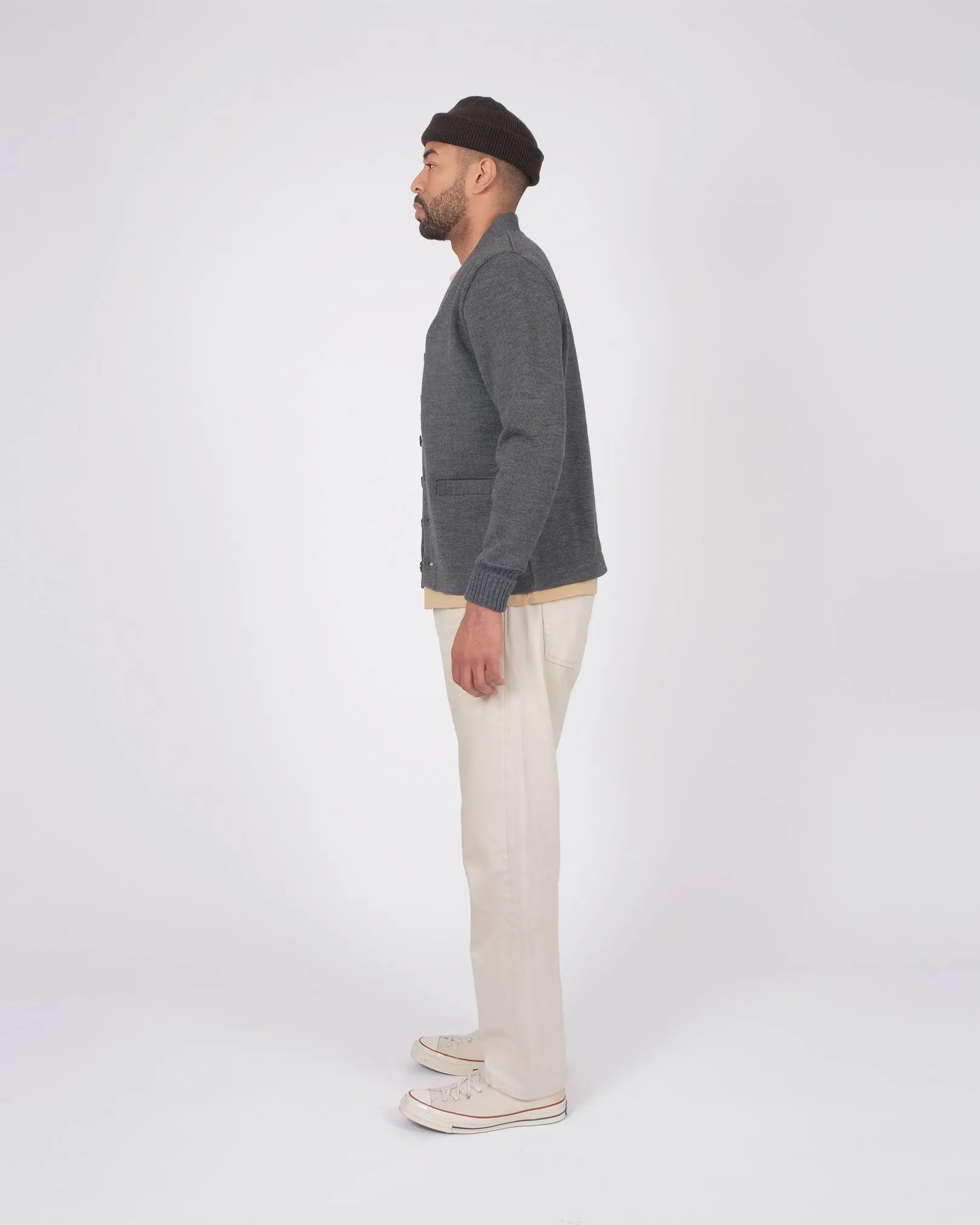 Classic Cardigan - Charcoal sold by Dehen 1920 product image thumbnail 5