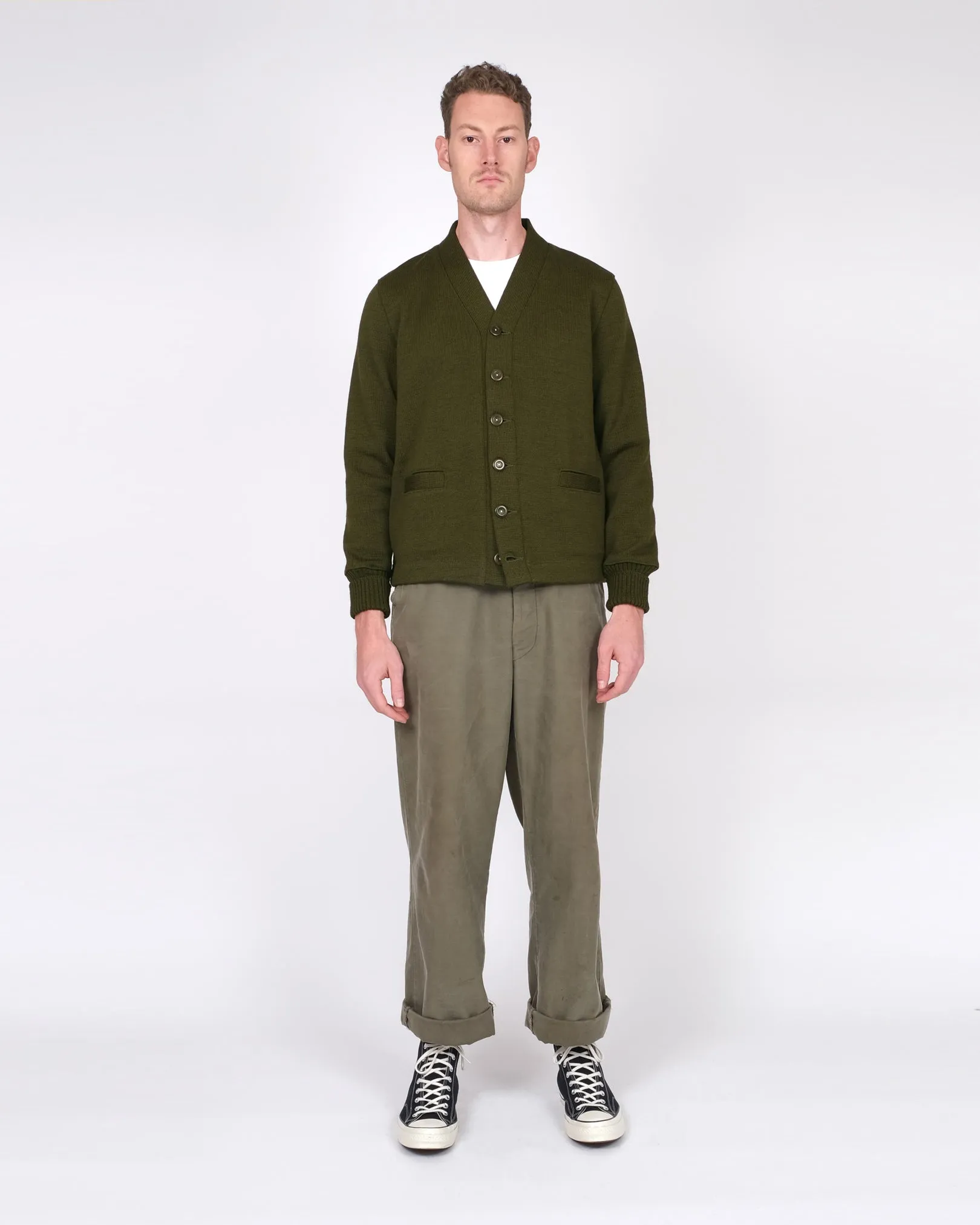 Classic Cardigan - Loden sold by Dehen 1920 product image thumbnail 2