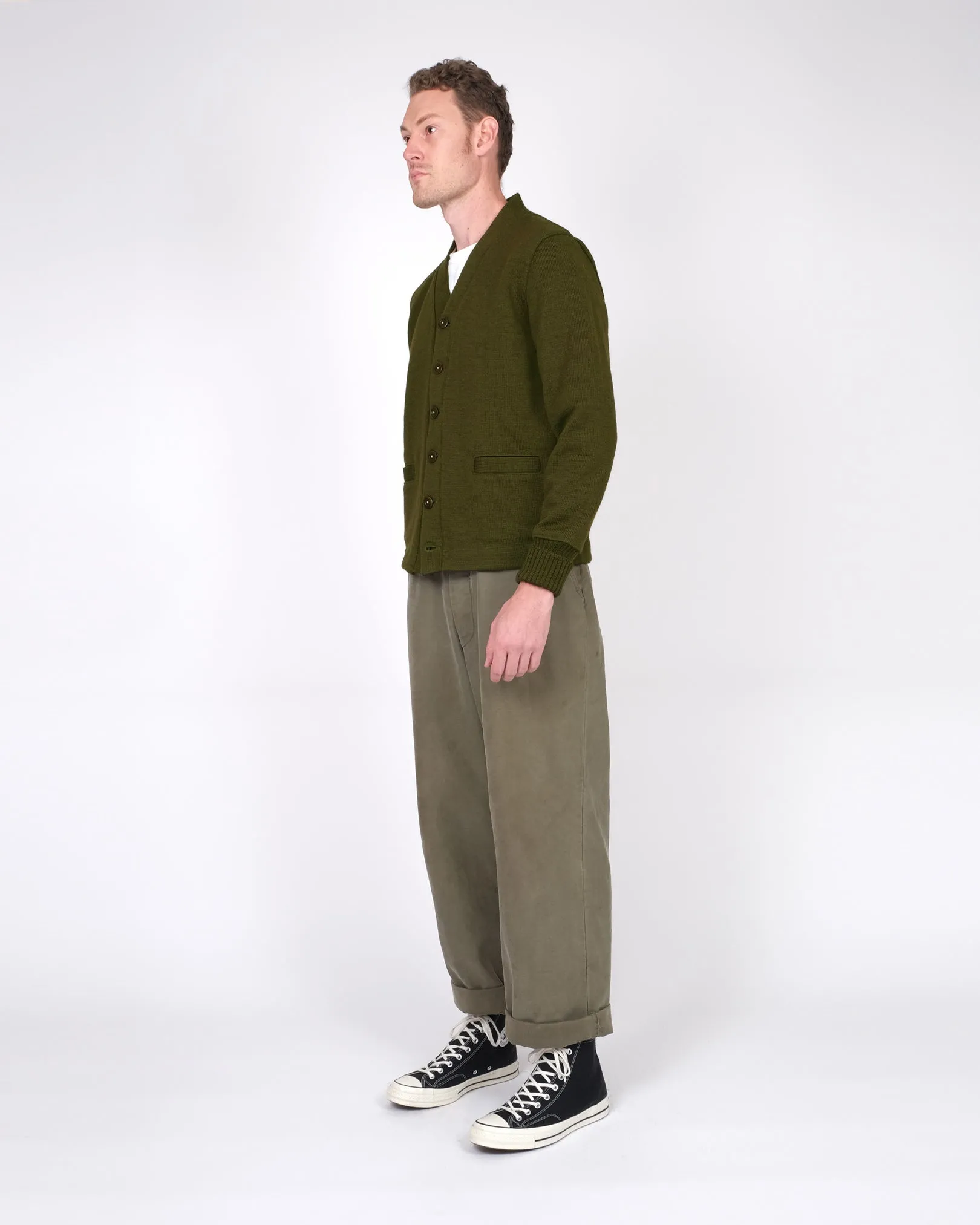 Classic Cardigan - Loden sold by Dehen 1920 product image thumbnail 3