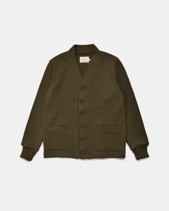 Classic Cardigan - Loden sold by Dehen 1920