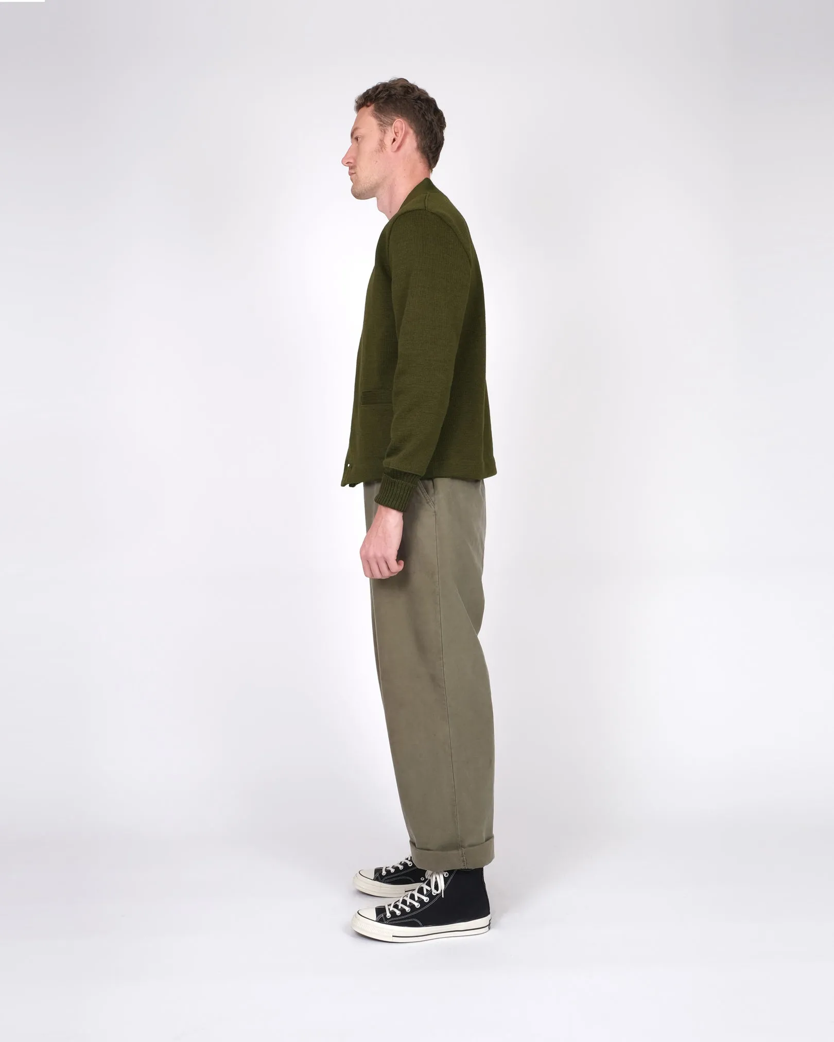 Classic Cardigan - Loden sold by Dehen 1920 product image thumbnail 4