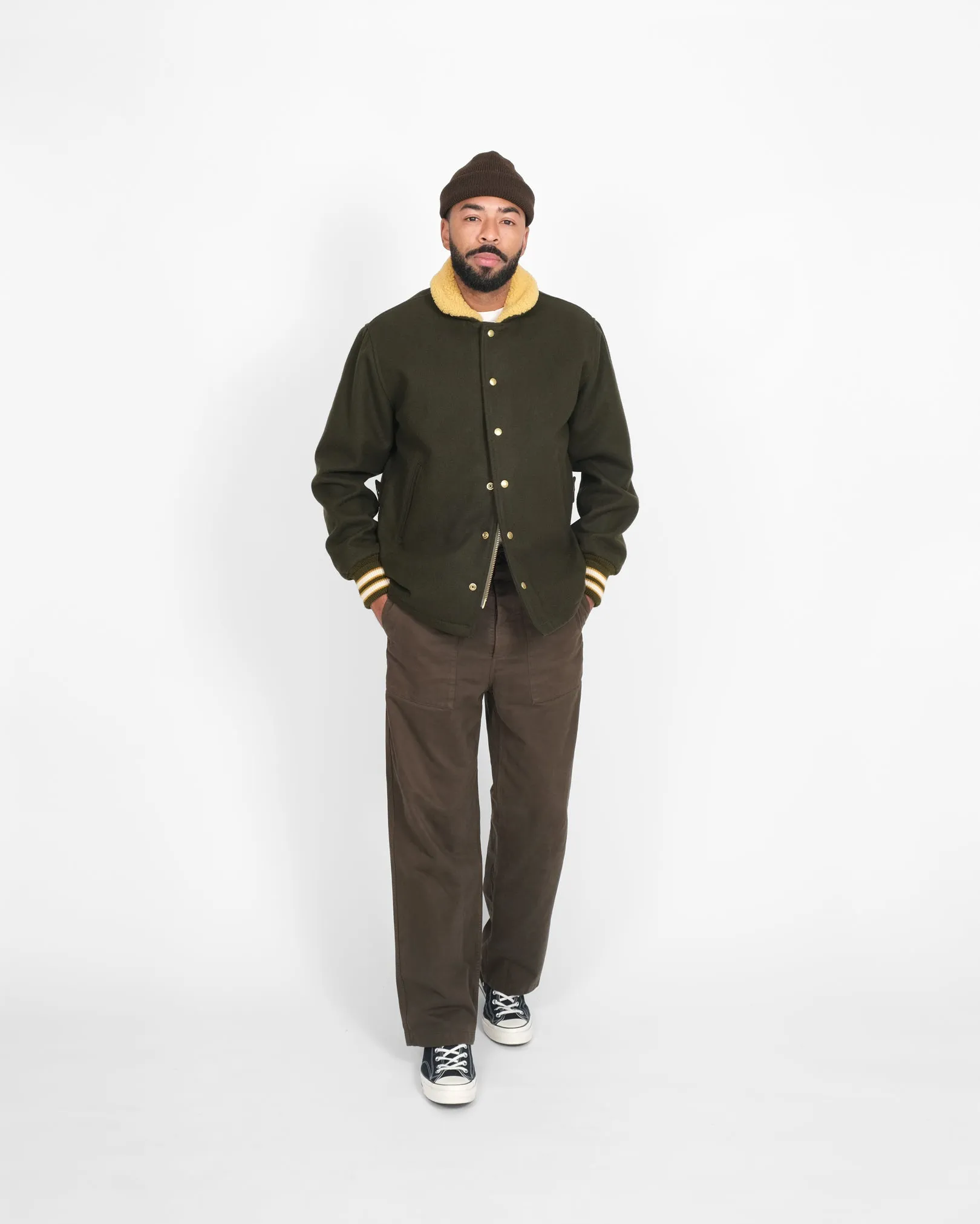 Concourse Coat - Loden / Gold sold by Dehen 1920 product image thumbnail 3