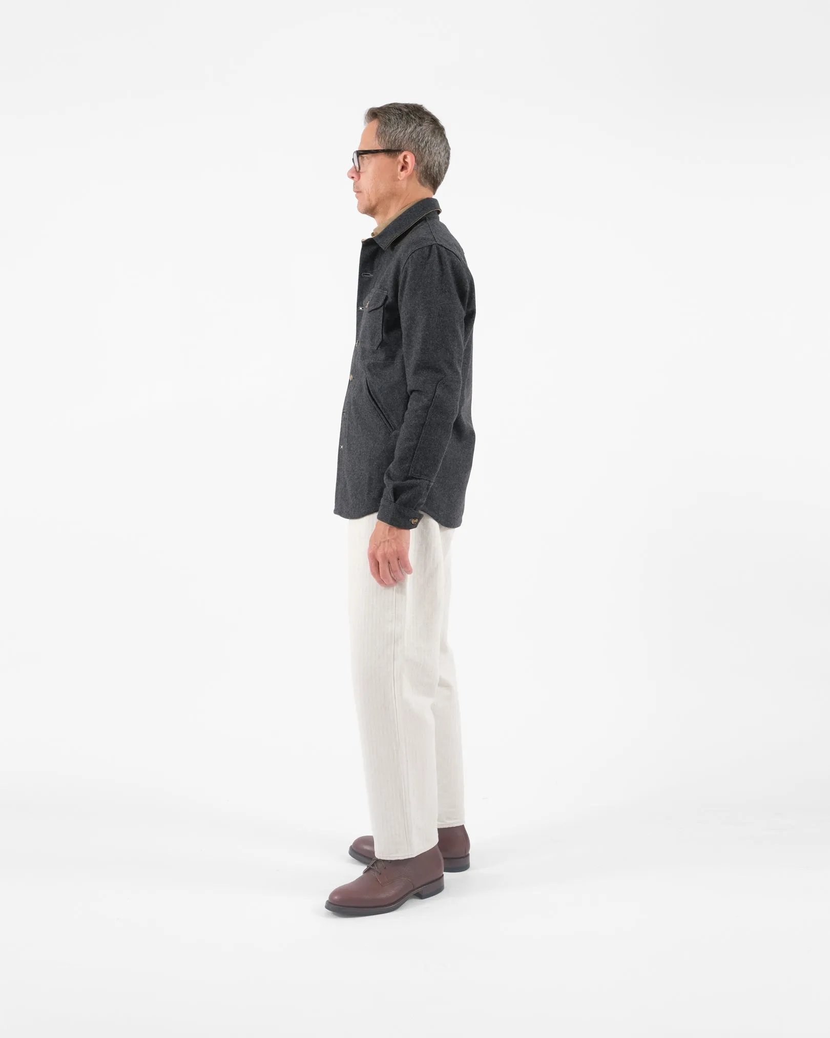Crissman Overshirt - Charcoal sold by Dehen 1920 product image thumbnail 5