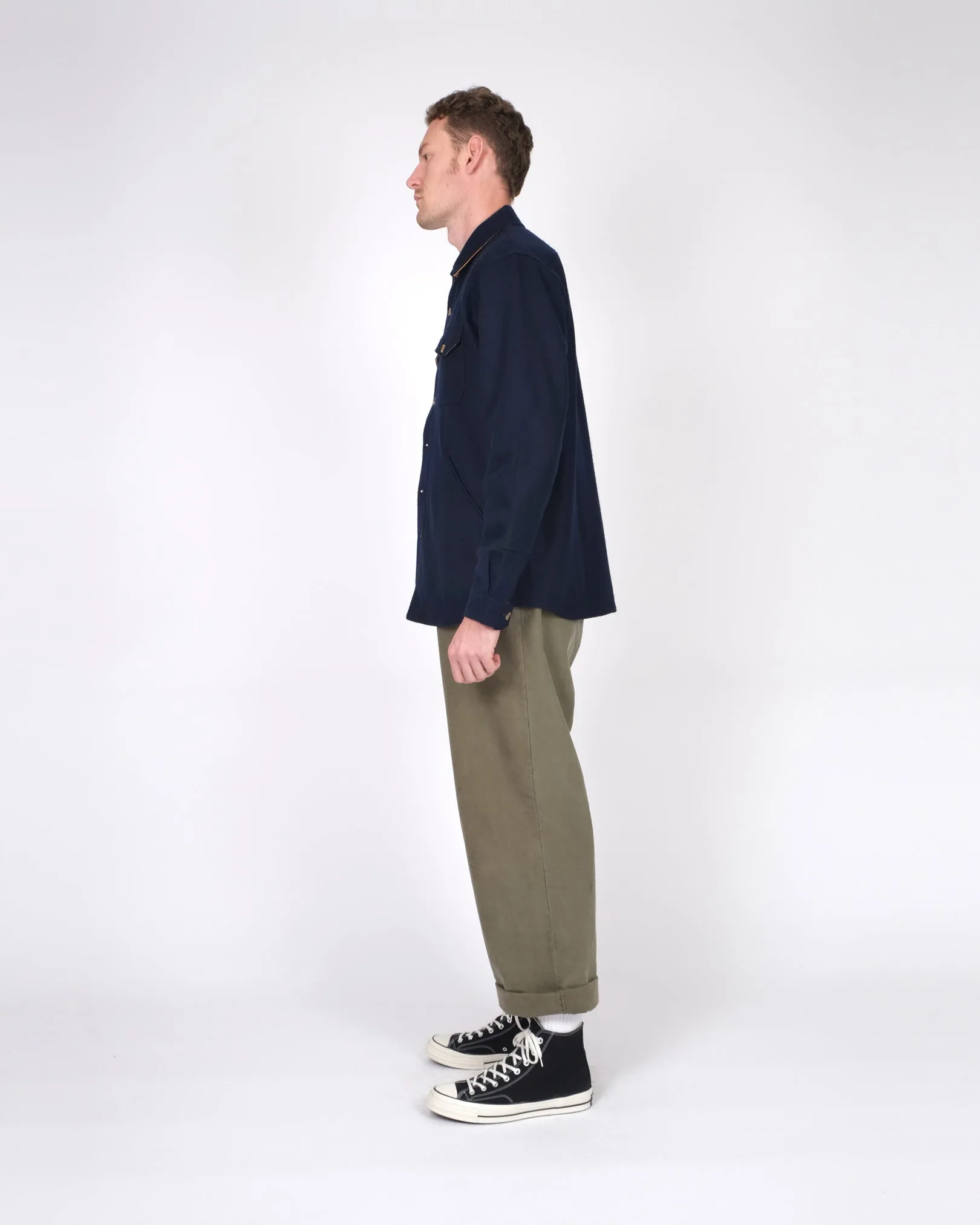 Crissman Overshirt - Dark Navy sold by Dehen 1920 product image thumbnail 4