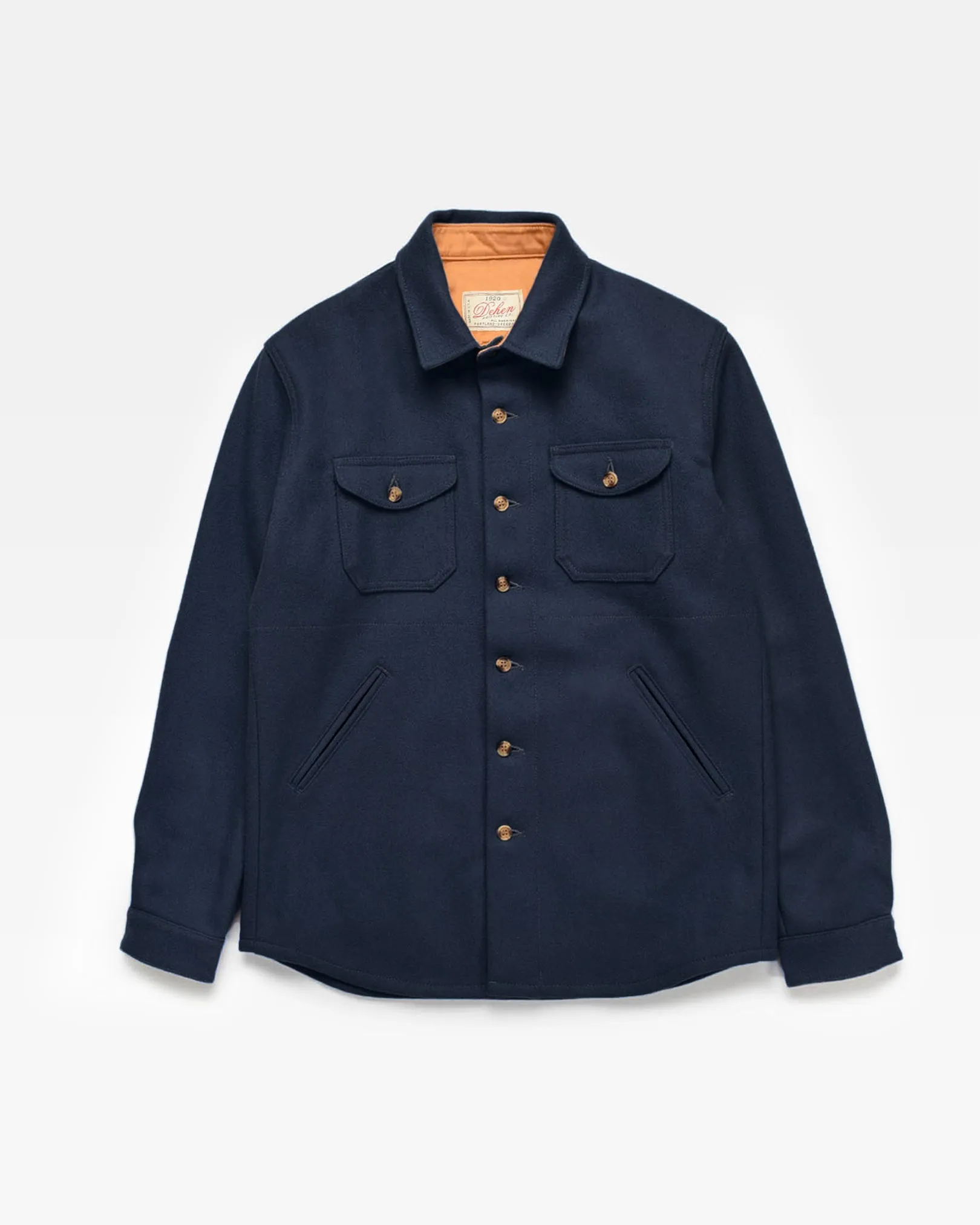 Crissman Overshirt - Dark Navy sold by Dehen 1920