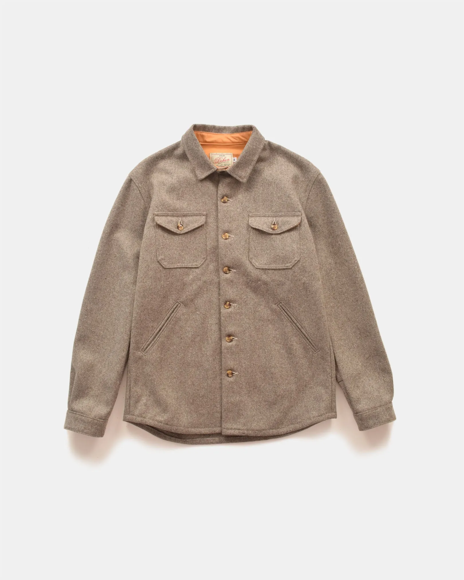 Crissman Overshirt - Oatmeal sold by Dehen 1920