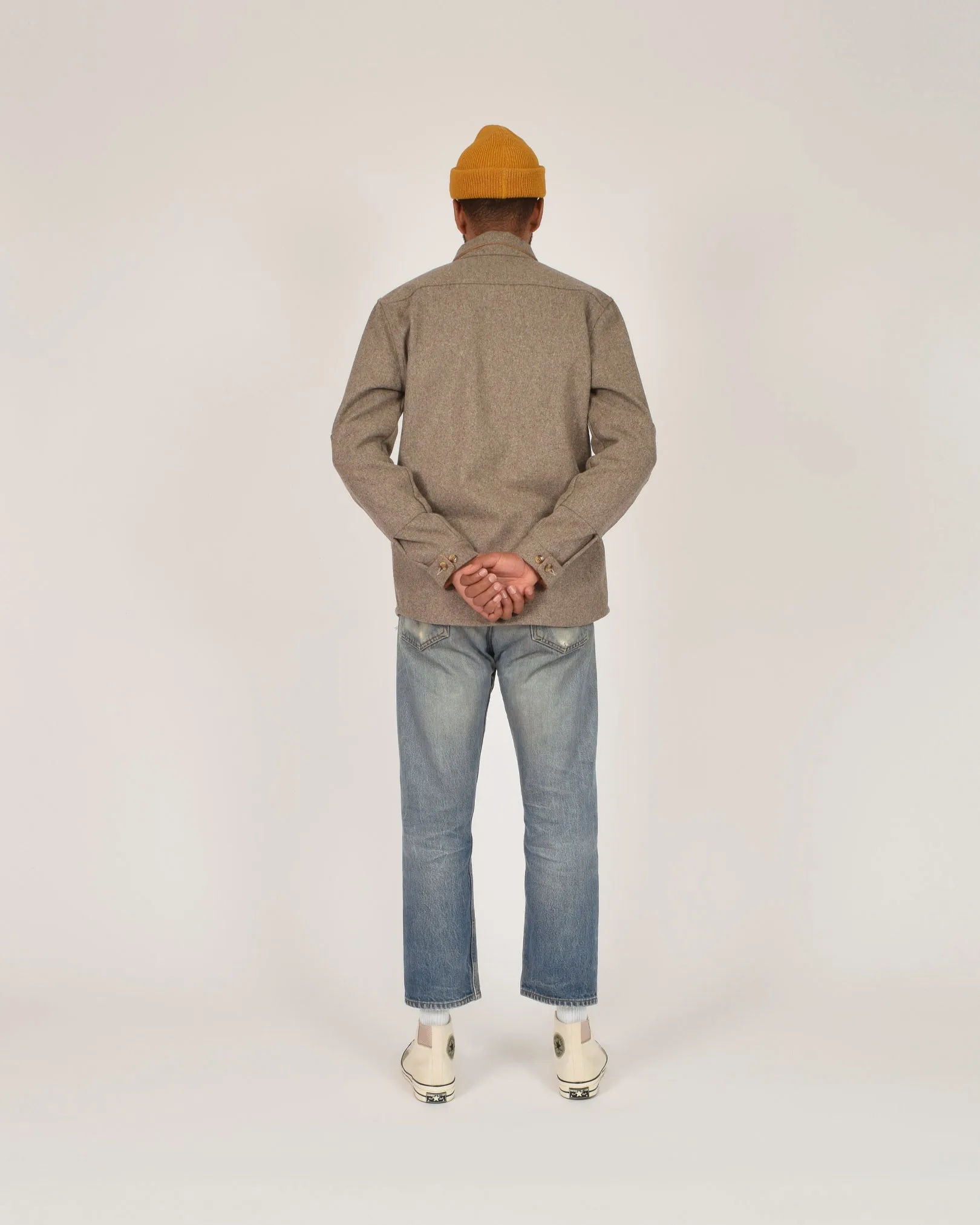 Crissman Overshirt - Oatmeal sold by Dehen 1920 product image thumbnail 4