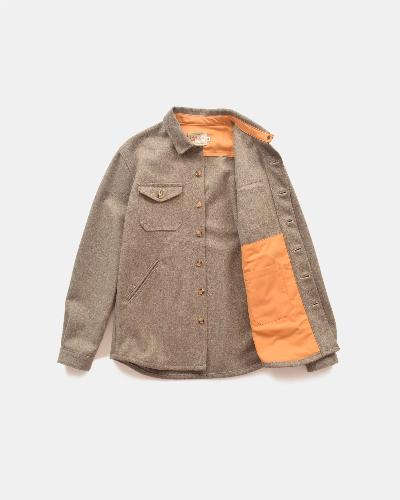 Crissman Overshirt - Oatmeal sold by Dehen 1920 product image thumbnail 5