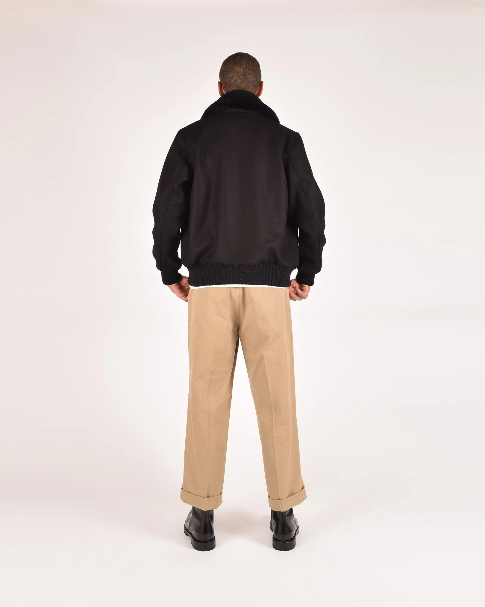 Flyer's Club Jacket - Black / Black sold by Dehen 1920 product image thumbnail 5