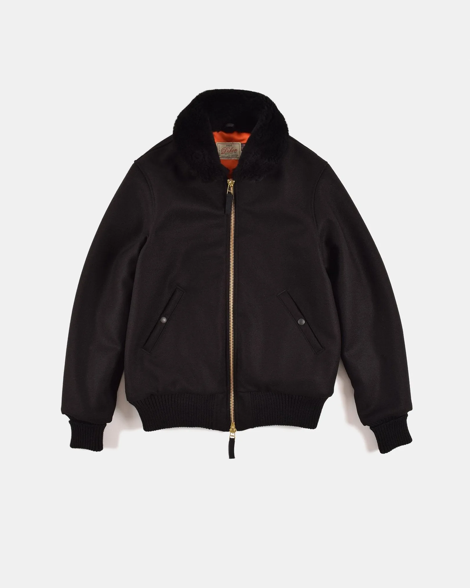 Flyer's Club Jacket - Black / Black sold by Dehen 1920