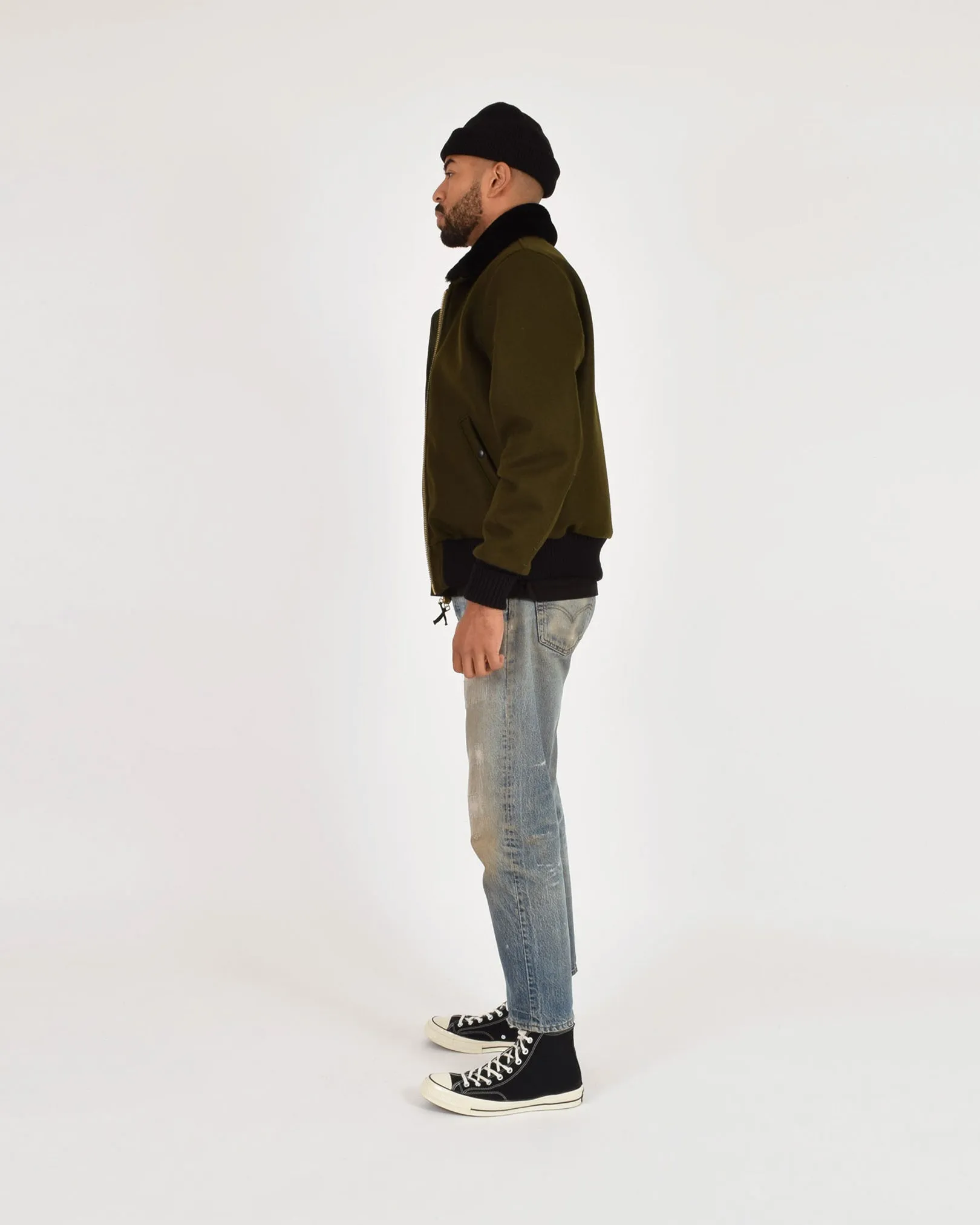 Flyer's Club Jacket -Loden sold by Dehen 1920 product image thumbnail 4