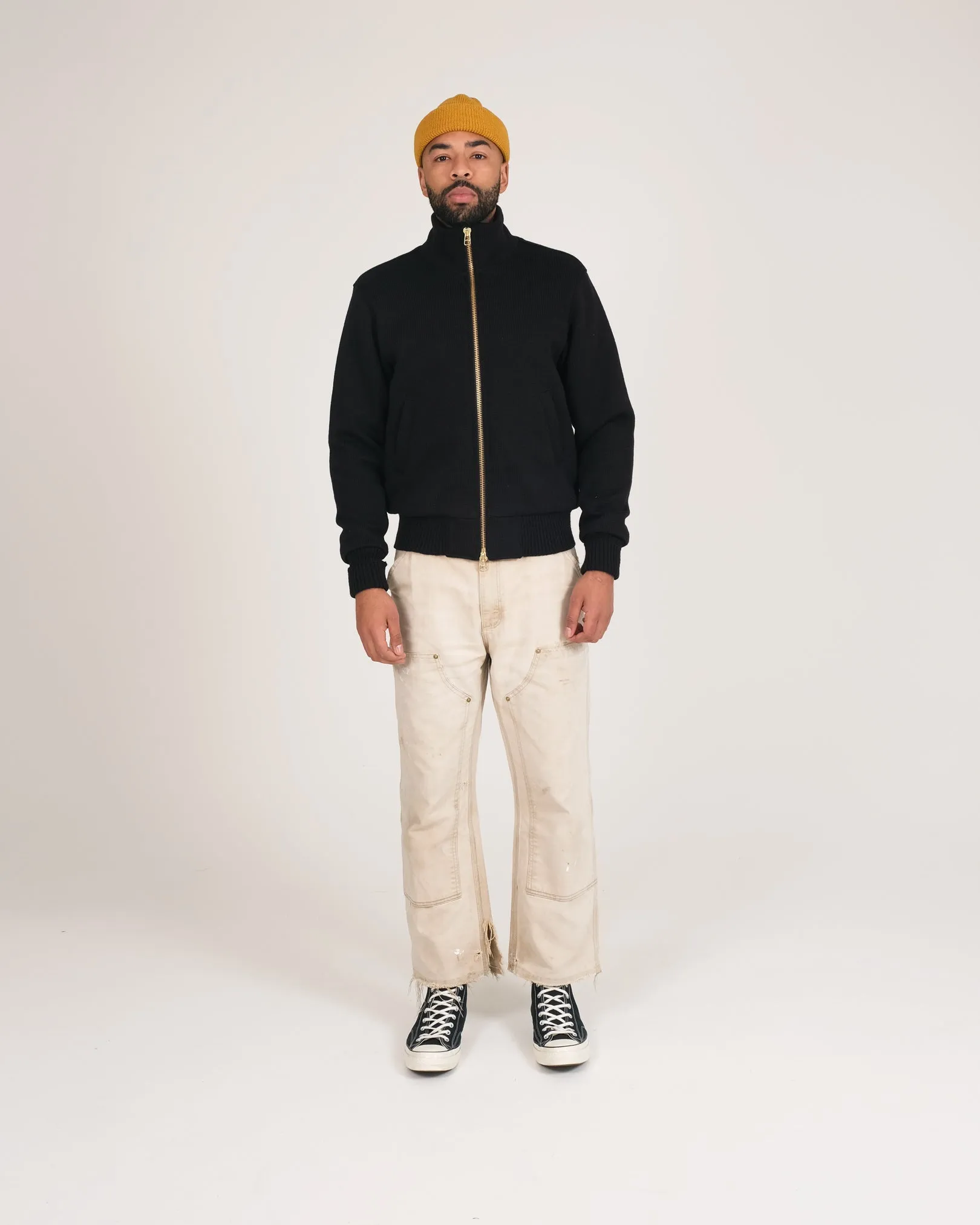 Full-Throttle Moto-Sweater - Black sold by Dehen 1920 product image thumbnail 2