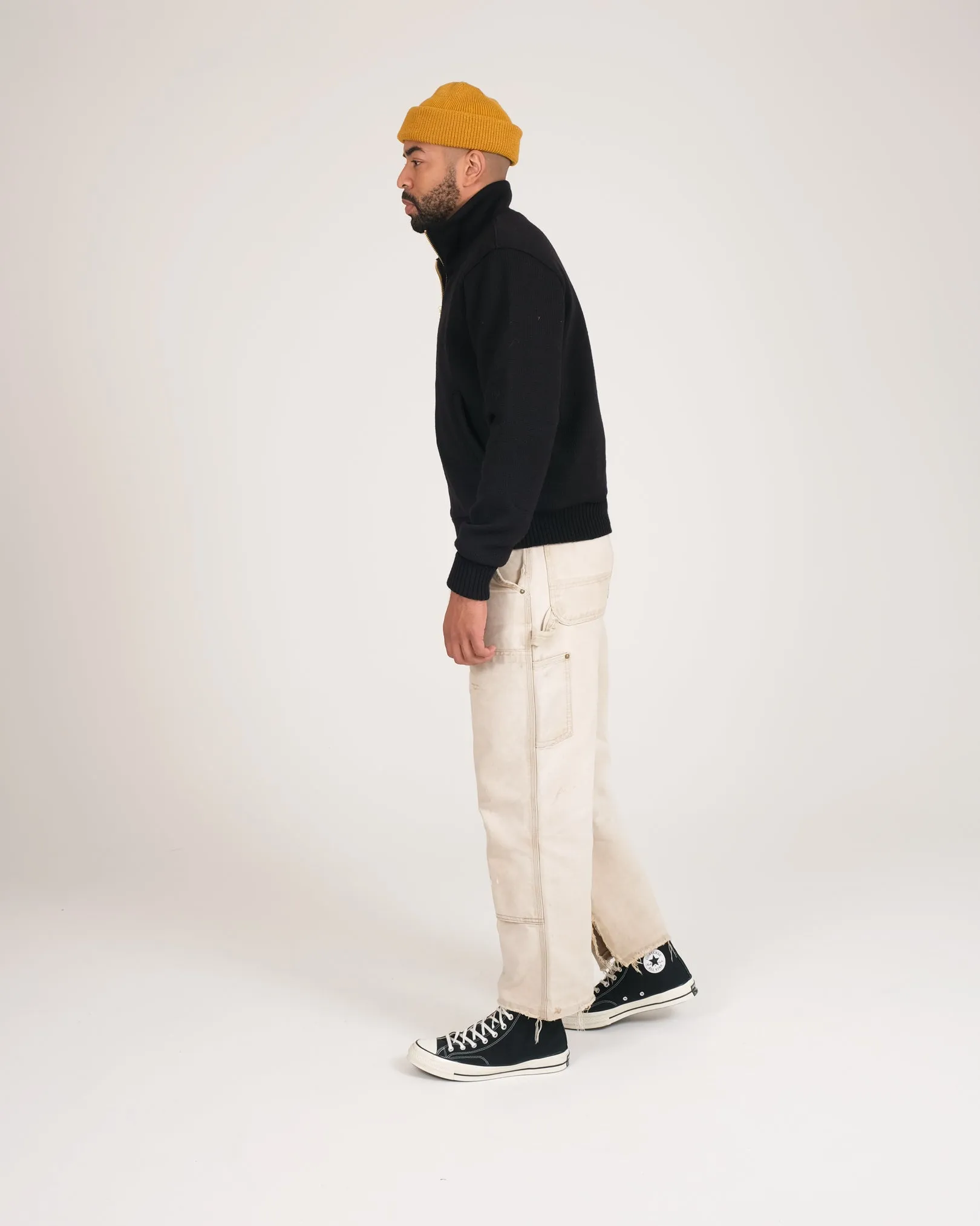 Full-Throttle Moto-Sweater - Black sold by Dehen 1920 product image thumbnail 4