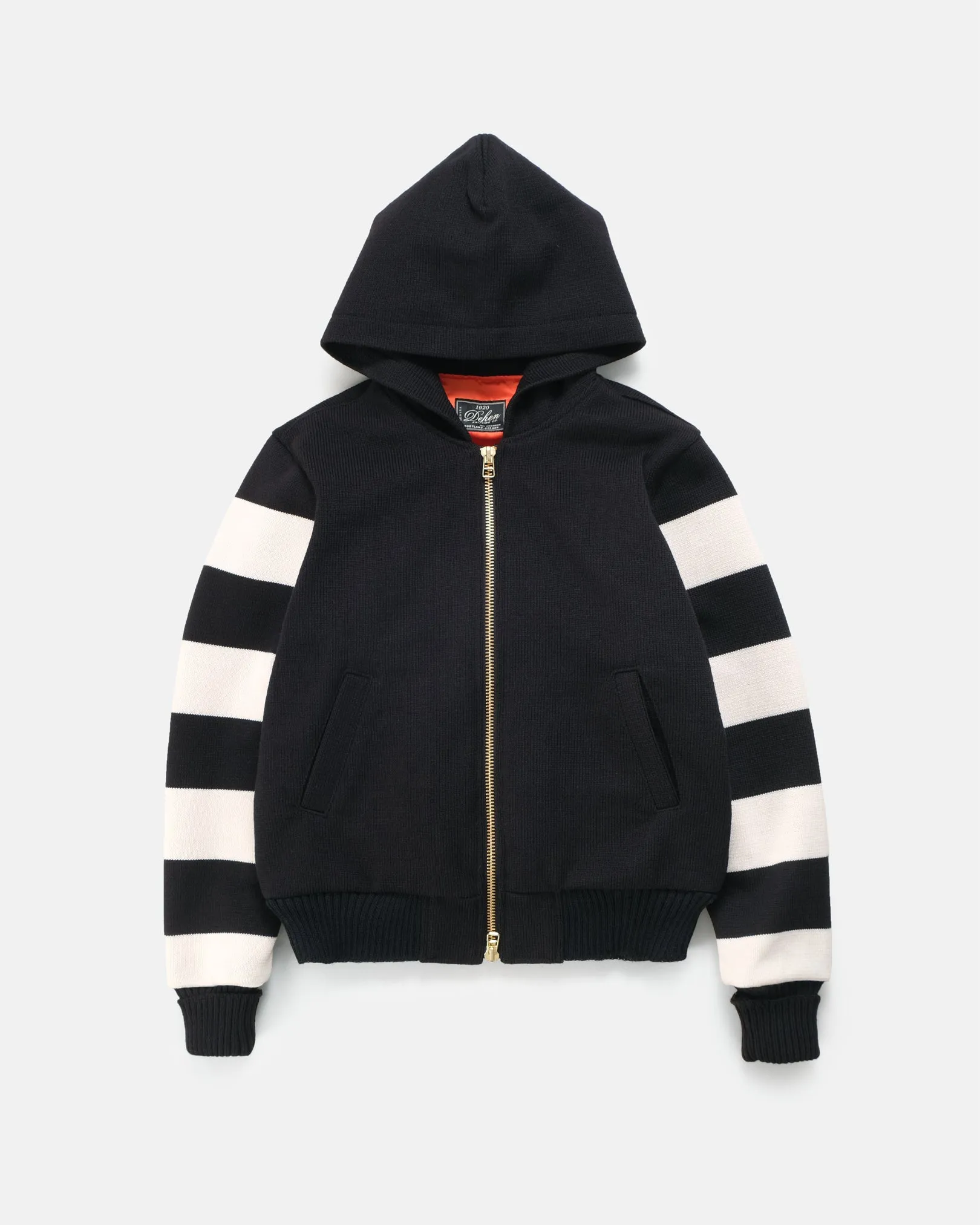 Full-Throttle Striped Moto-Hoodie sold by Dehen 1920