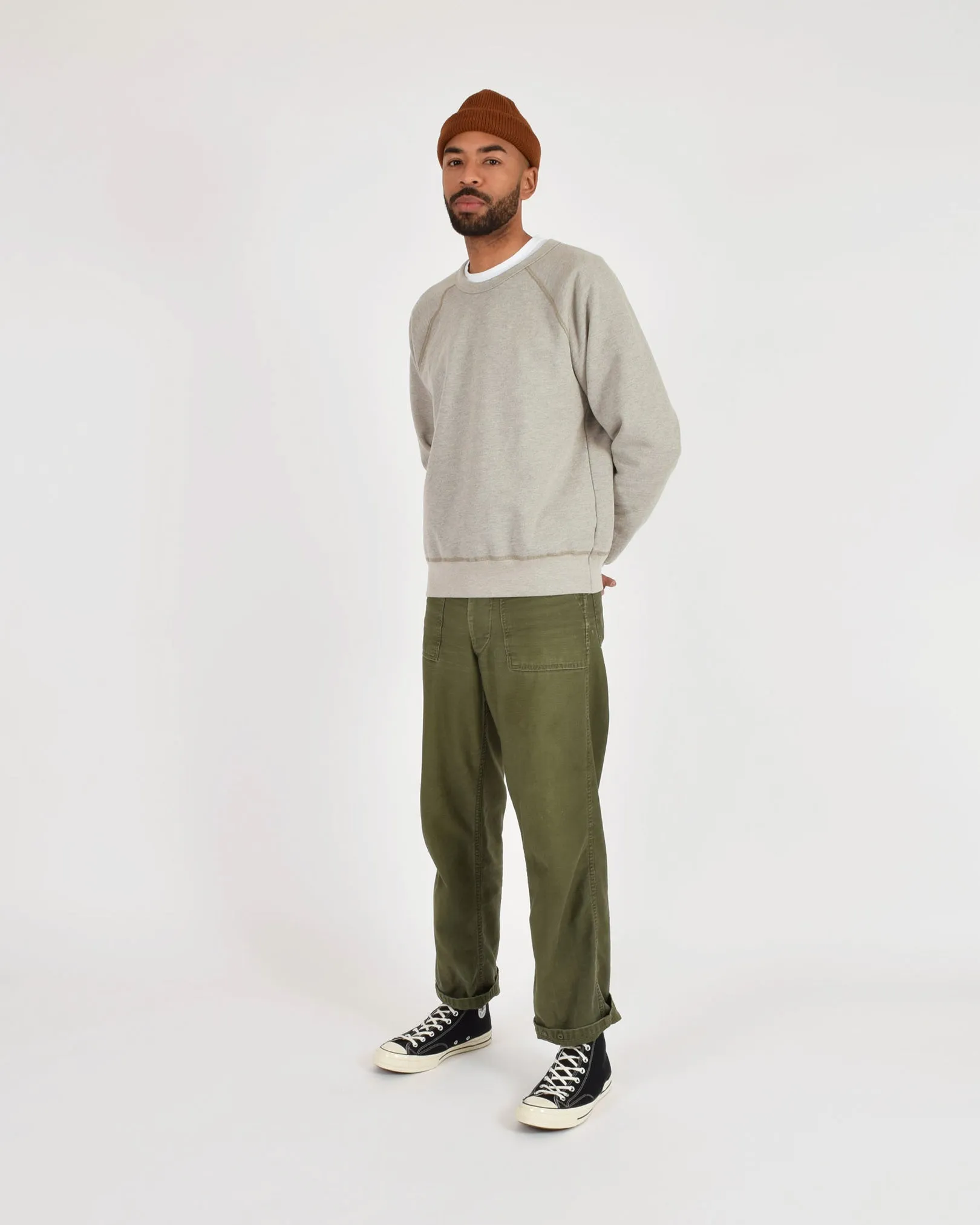 Heavy Duty Crew - Heather sold by Dehen 1920 product image thumbnail 3