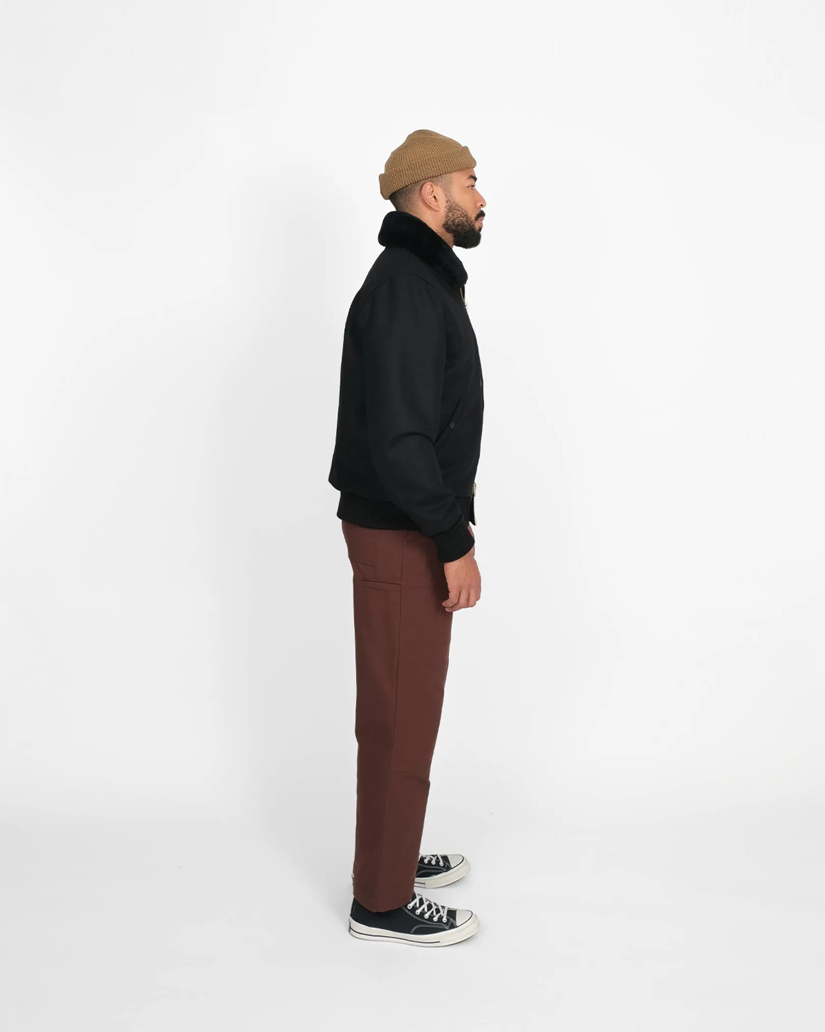 Heavy Duty Flyer's Club Jacket - Black sold by Dehen 1920 product image thumbnail 4