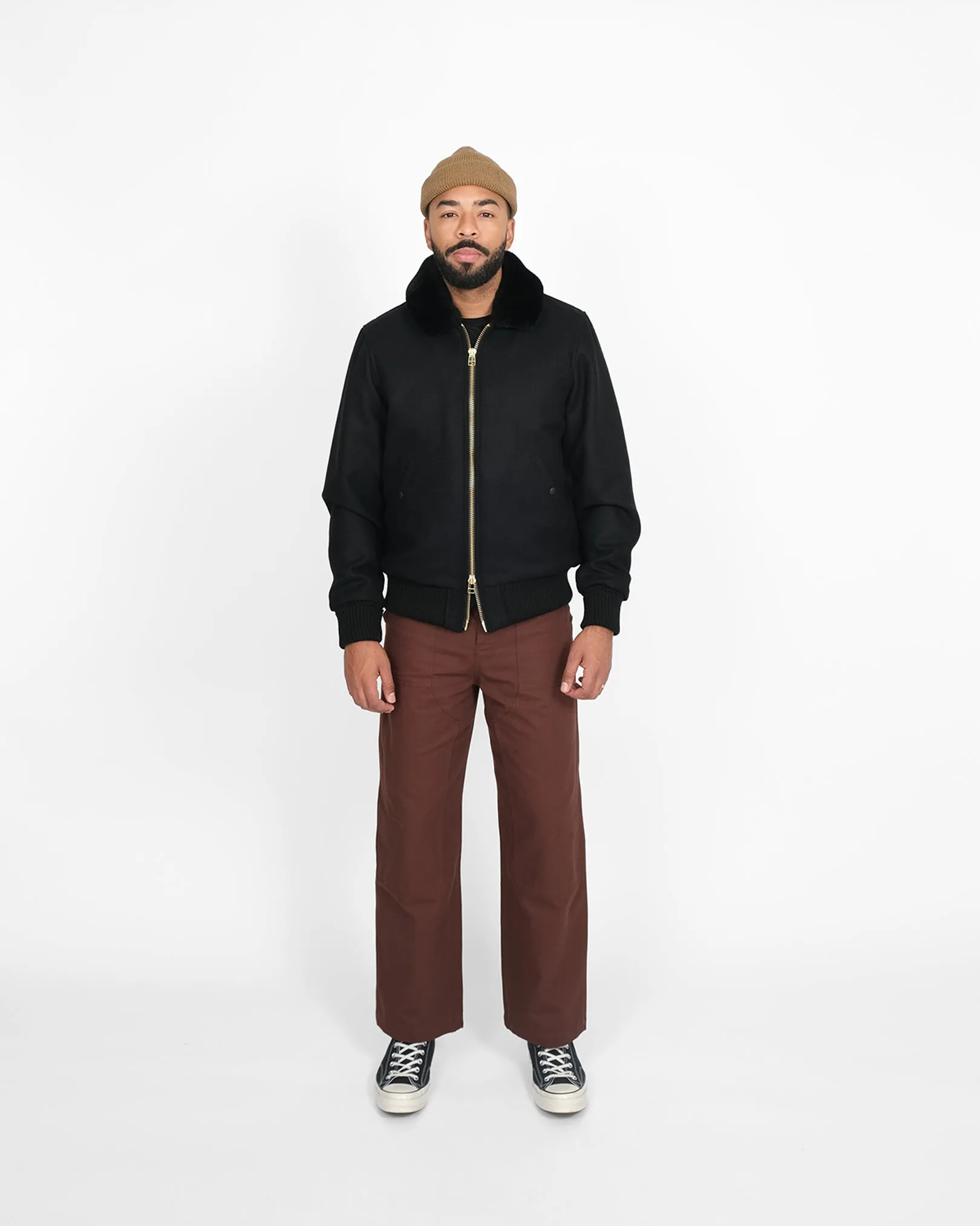Heavy Duty Flyer's Club Jacket - Black sold by Dehen 1920 product image thumbnail 2