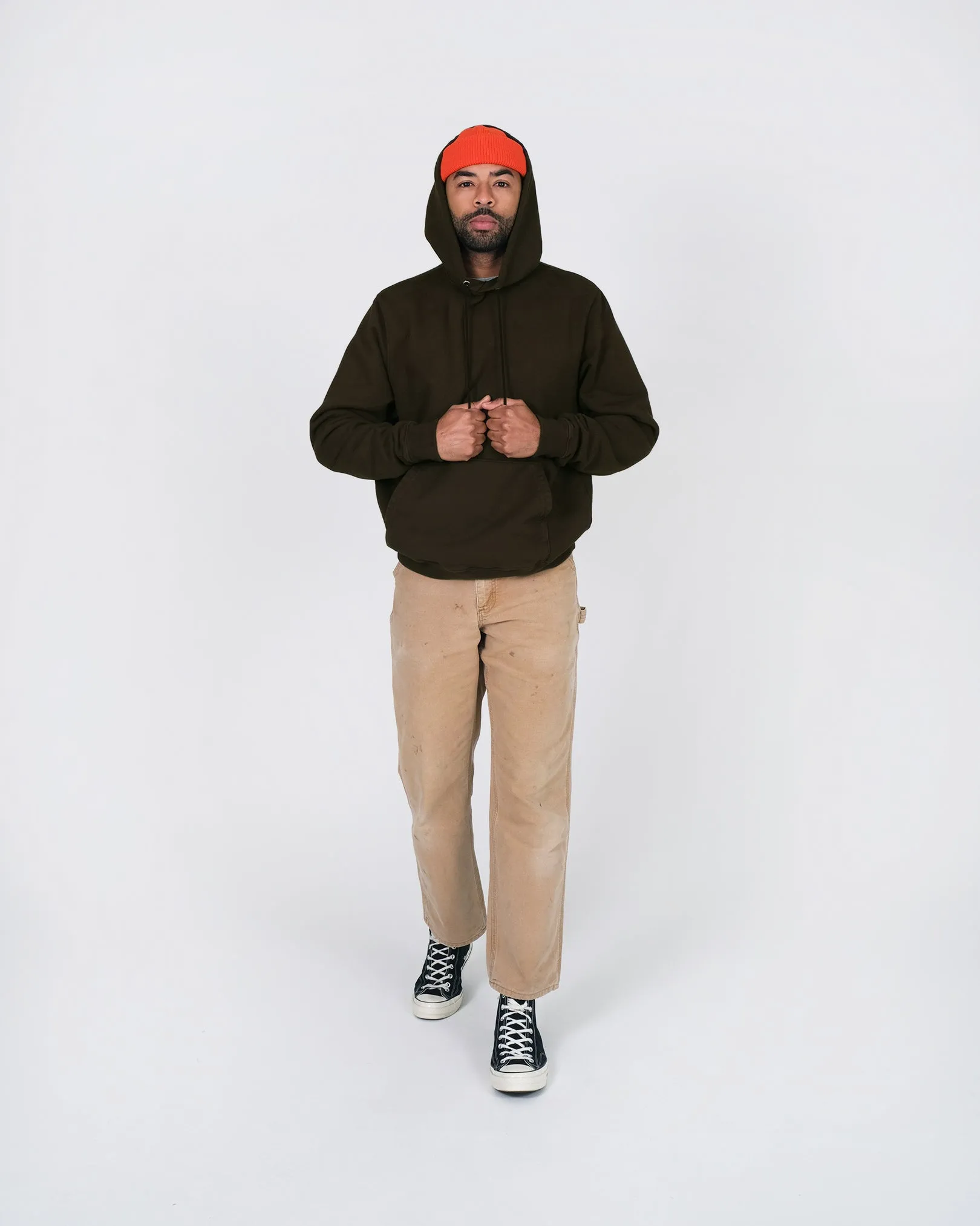 Heavy Duty Hoodie - Brown sold by Dehen 1920 product image thumbnail 5