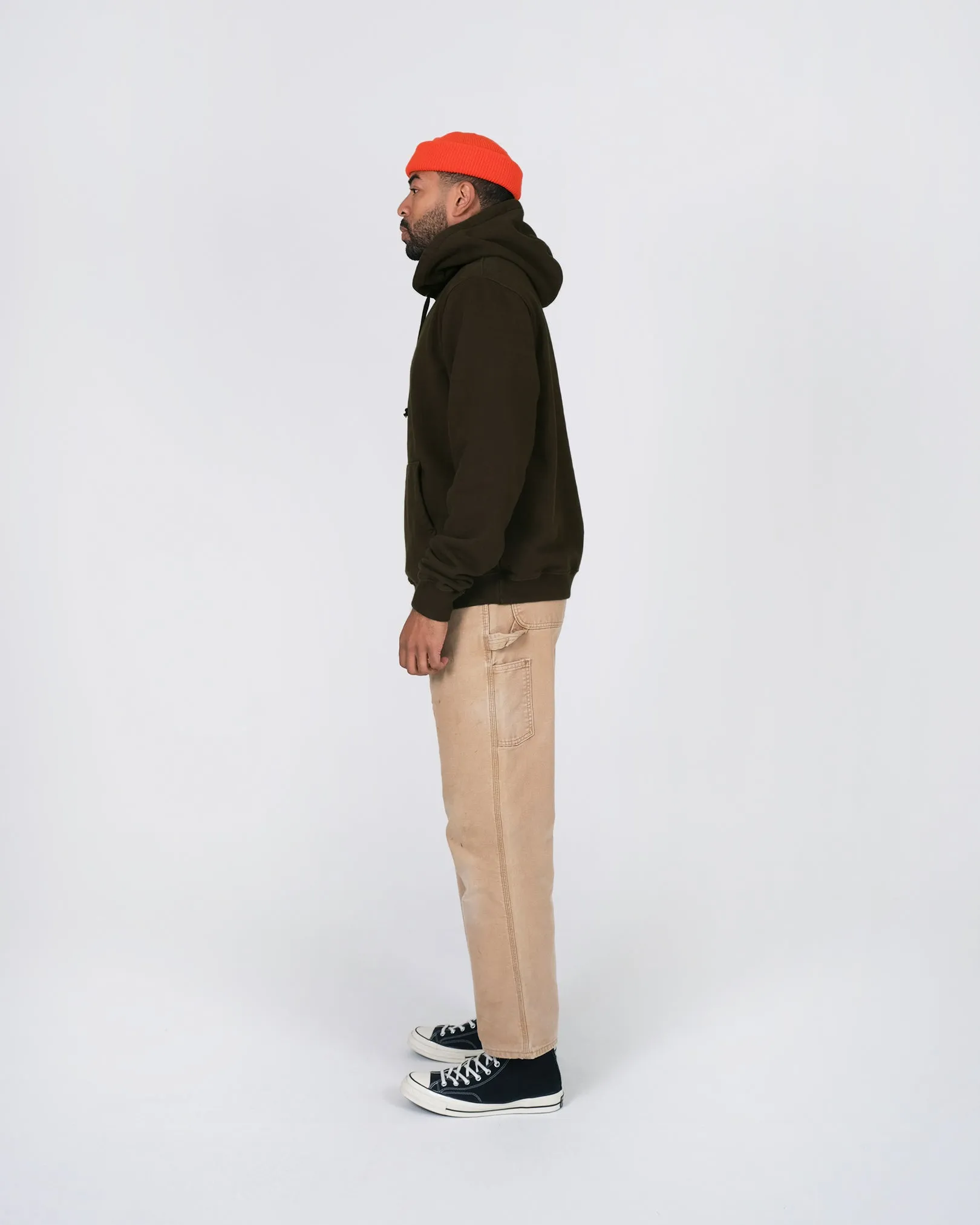 Heavy Duty Hoodie - Brown sold by Dehen 1920 product image thumbnail 3