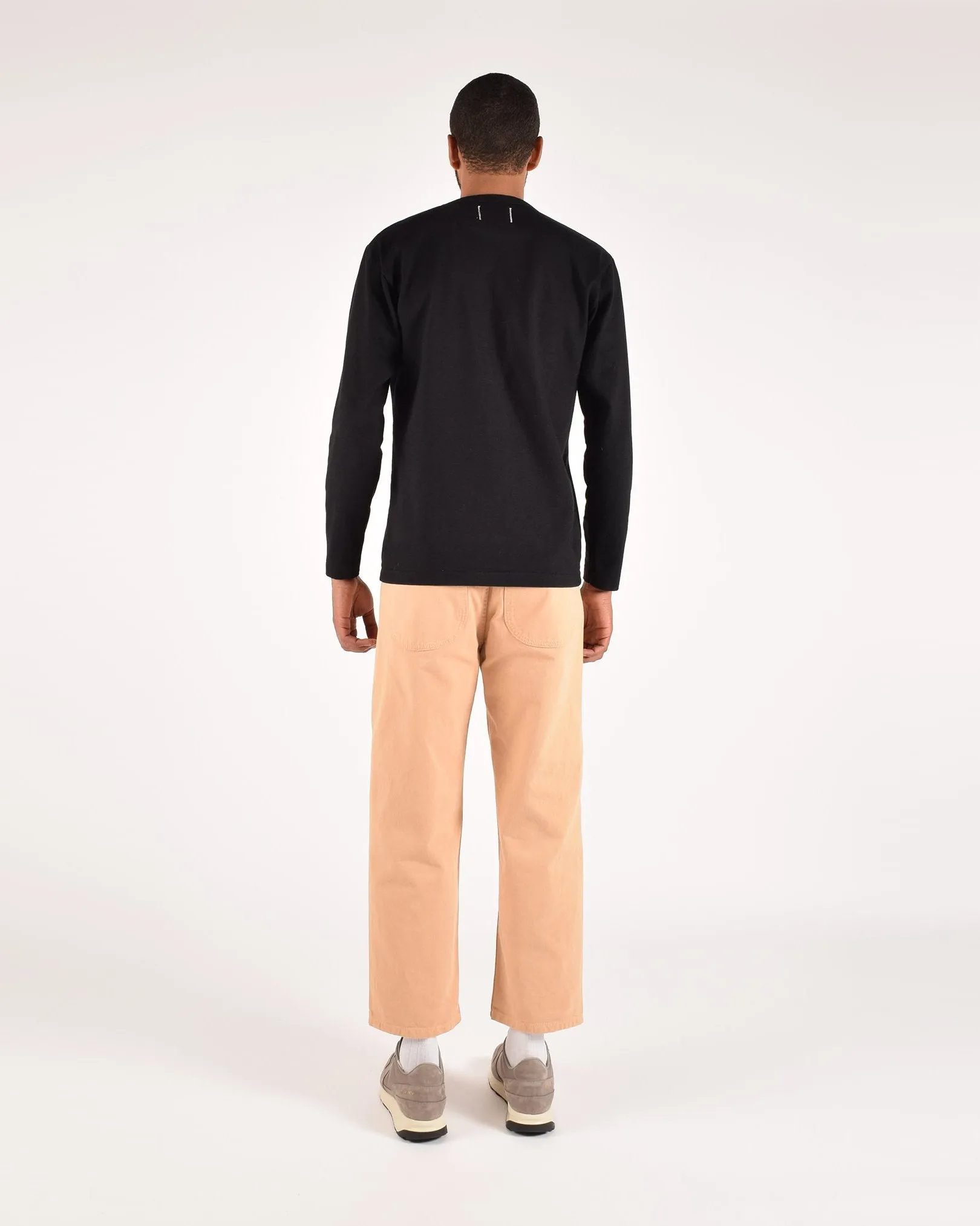 Heavy Duty Long Sleeve Tee - Single Pocket - Black sold by Dehen 1920 product image thumbnail 5