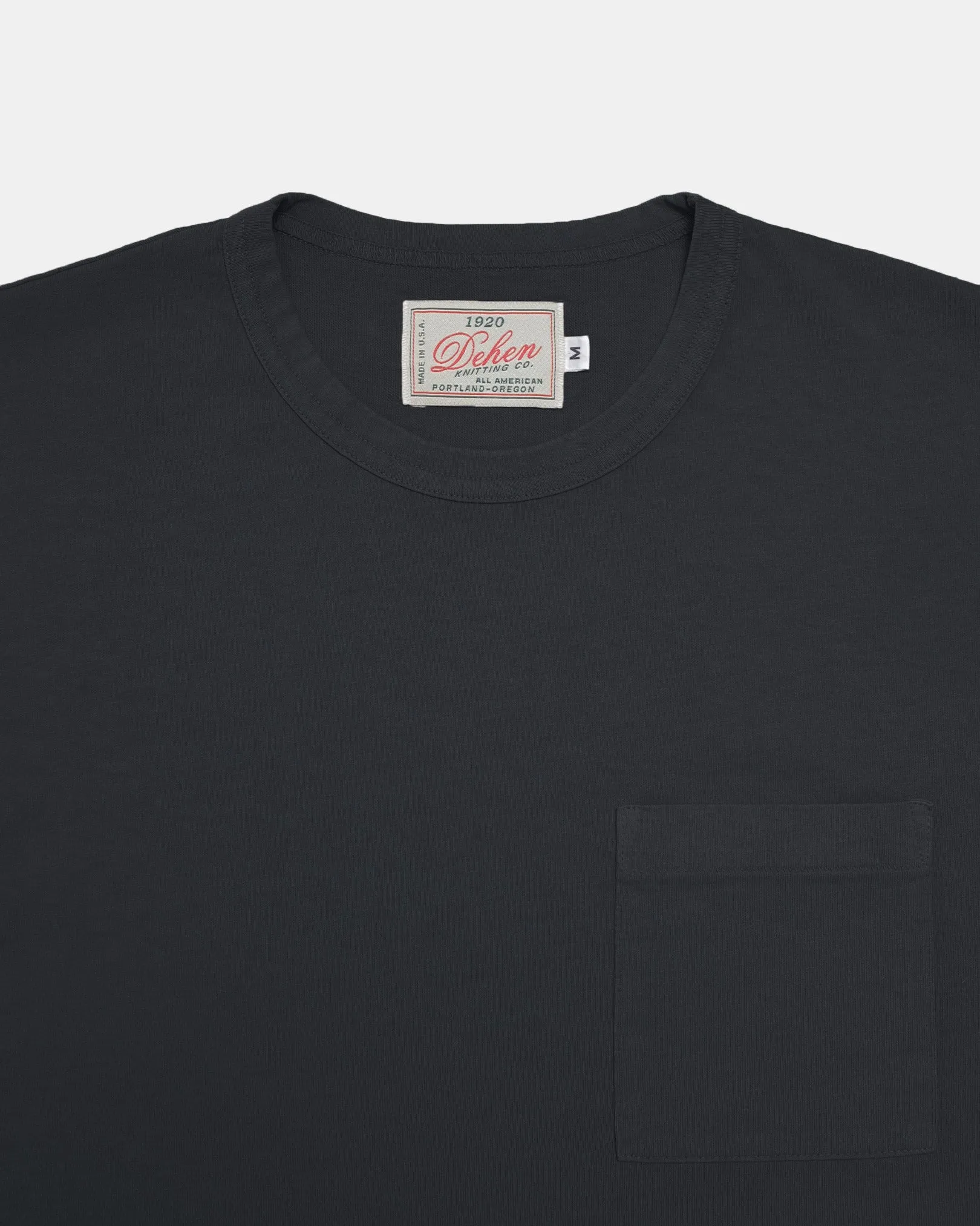 Heavy Duty Long Sleeve Tee - Single Pocket -Dark Charcoal sold by Dehen 1920 product image thumbnail 5